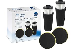 Pre Motor Odor Trapping Filter & Inlet Filter Set Compatible with Dirt...
