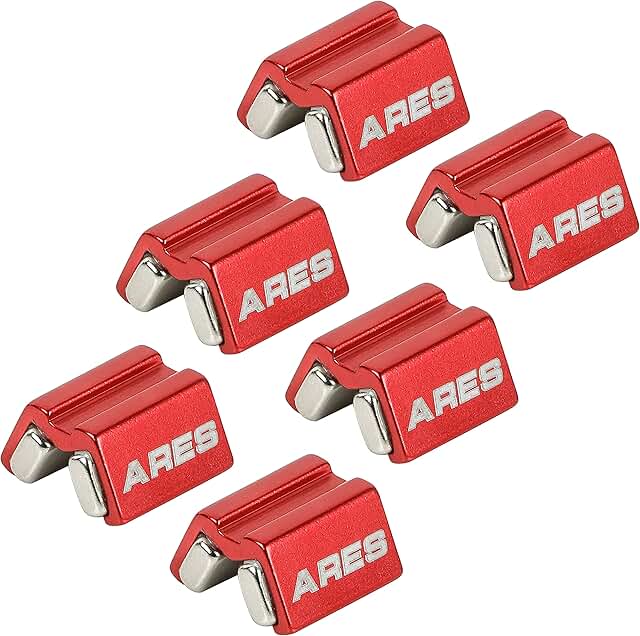 ARES 51004 - 6-Piece 19mm Bit Magnetizer / Demagnetizer Set – Works on Any 1/4-Inch or 5/16-Inch Hex Shank Bit and Fastene...