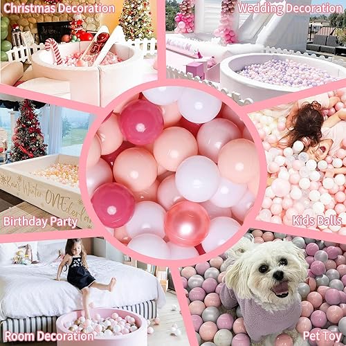 Miniatura 95 de GOGOSO Pelotas para niños pequeños, paquete de 50, 100, 200 bolas de plástico, sin ftalatos, sin BPA, no tóxicas, de 2.2 pulgadas, a prueba