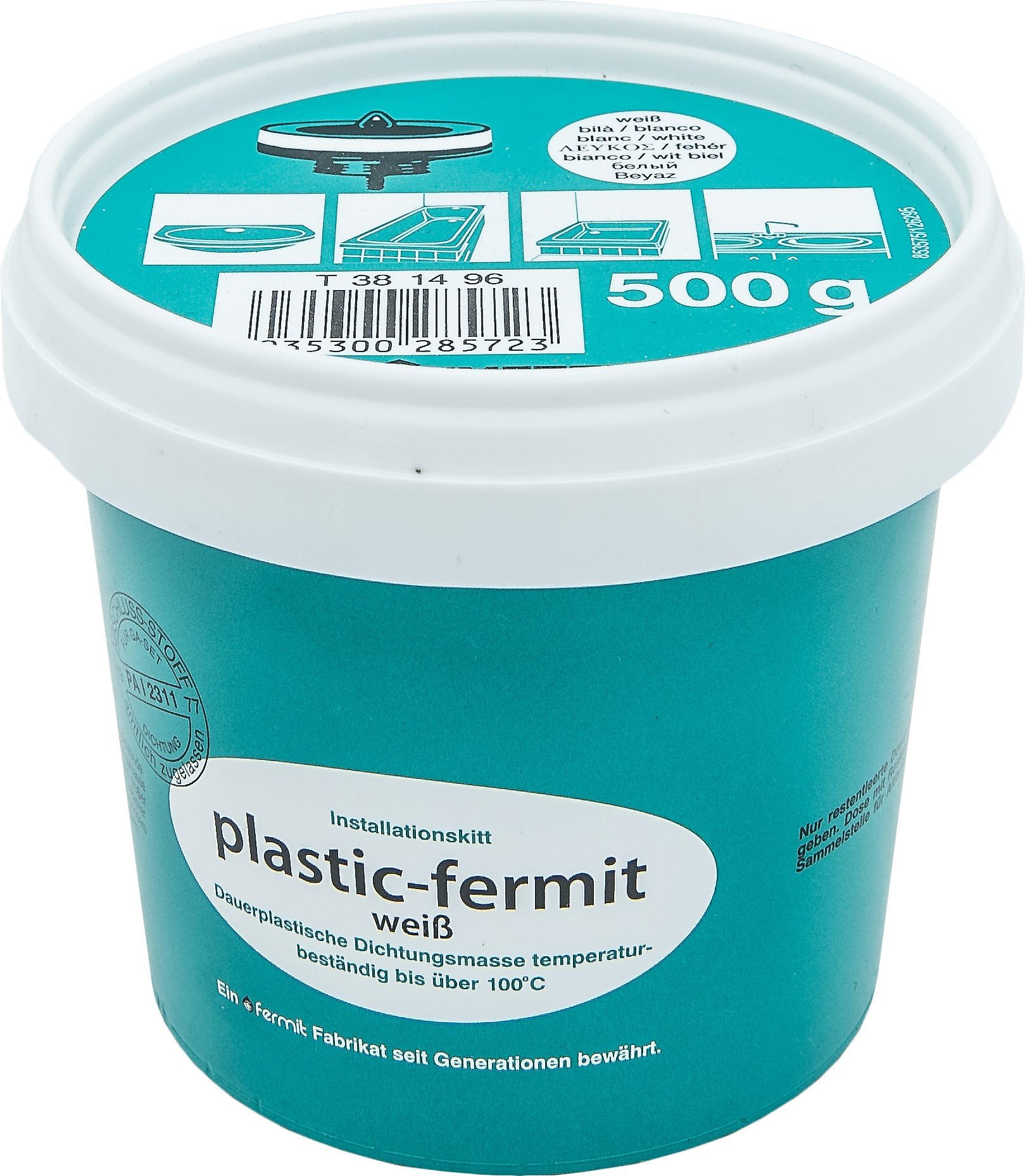 Plastic-Fermit weiß, Dauerplastische Dichtungsmasse ...