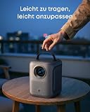 soundcore Nebula P1i Smart-Projektor mit WLAN und Bluetooth, drehbare Lautsprecher, 2.0 Dolby Audio, 380 ANSI-Lumen, Full HD 1080p, Vollglas-Objektiv, duale 10W Stereo-Lautsprecher, Google TV, tragbar - 6