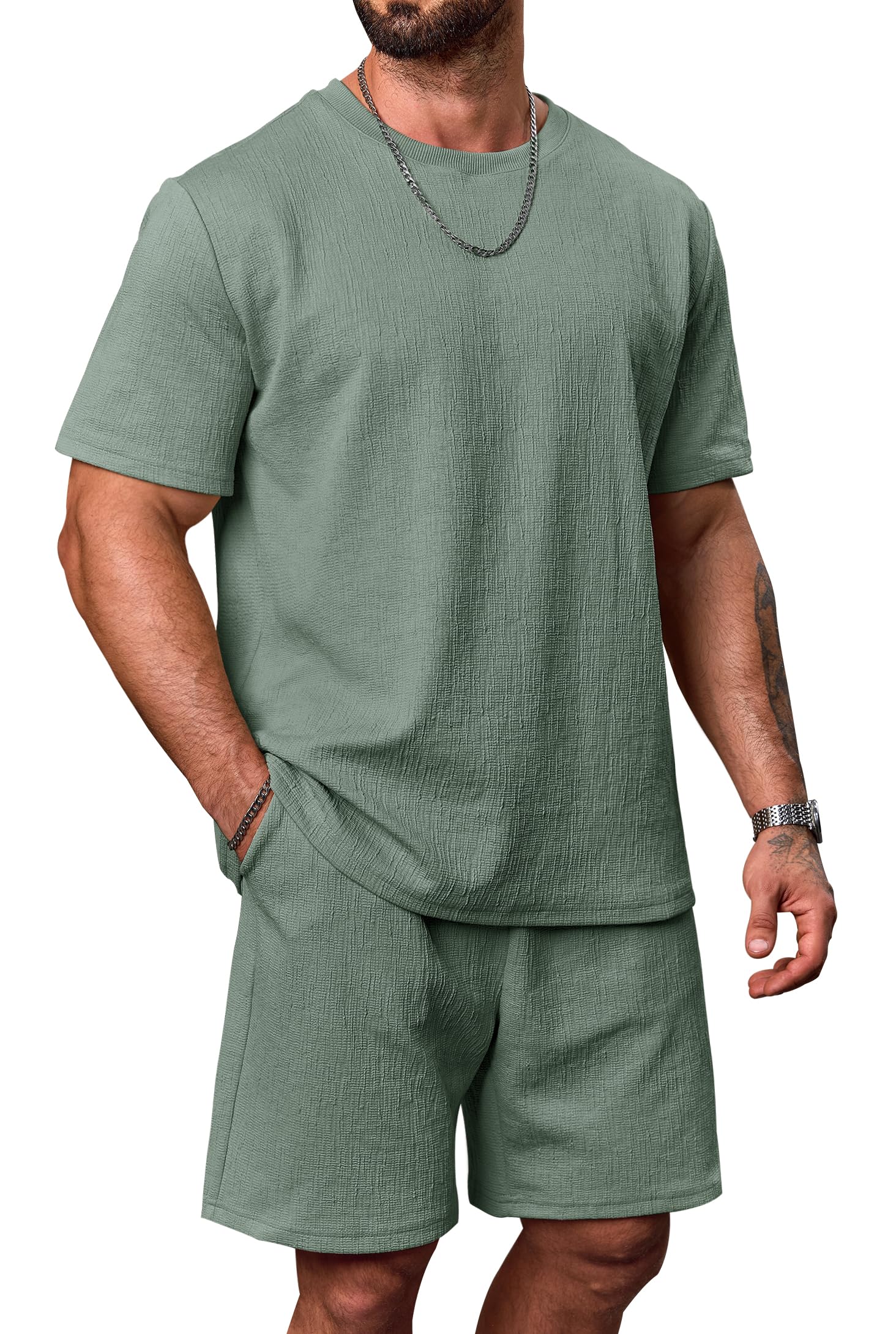 VOGSTART Mens 2 Piece Sets