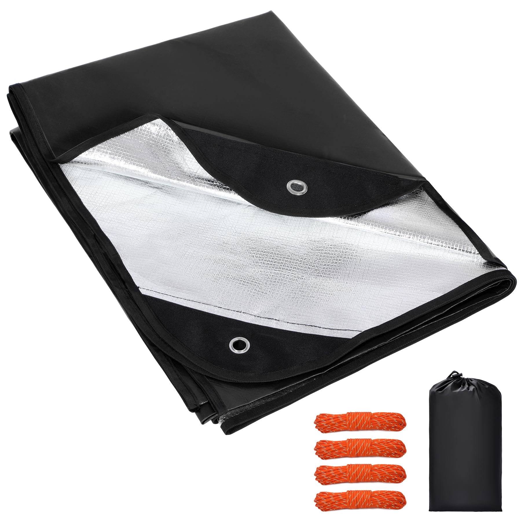 Bâche imperméable thermique REDCAMP couverture d'urgence bivouac