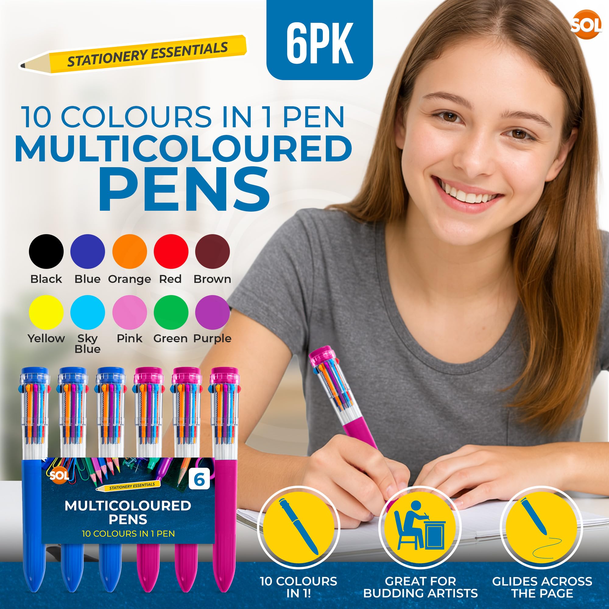 Lot De 60 Stylos 4 Couleurs Dessin Animé - Stylos Multicolores Pour Enfants, Cadeaux D'Anniversaire Et École
