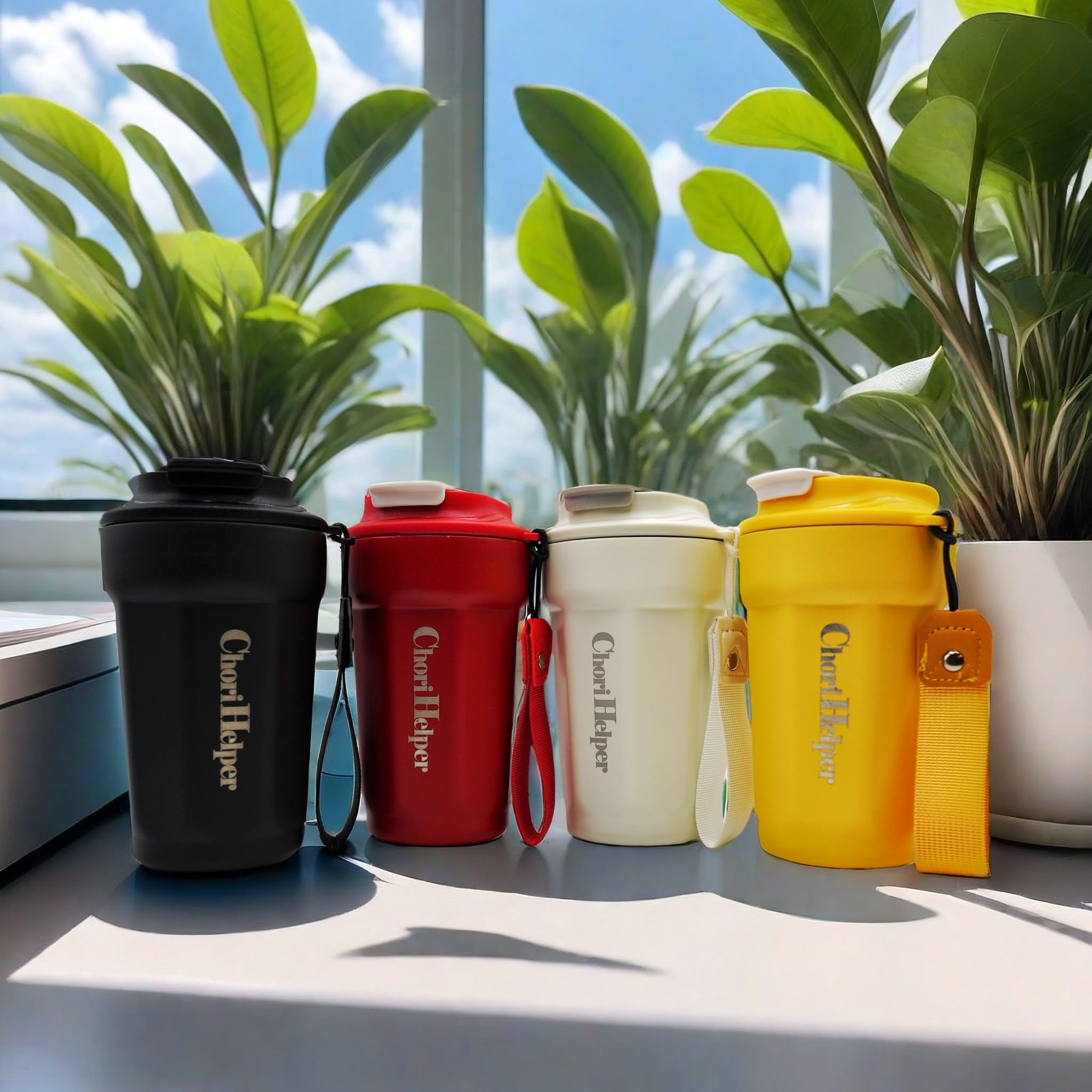 Amazon｜Chorihelper 316ステンレス鋼製コーヒー保温マグ 450ml 保温