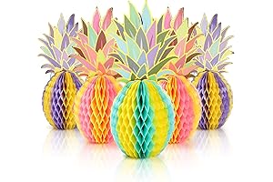 12 Pack Pineapple Party Centerpieces: Perfect for Hawaii-Themed Celebrations