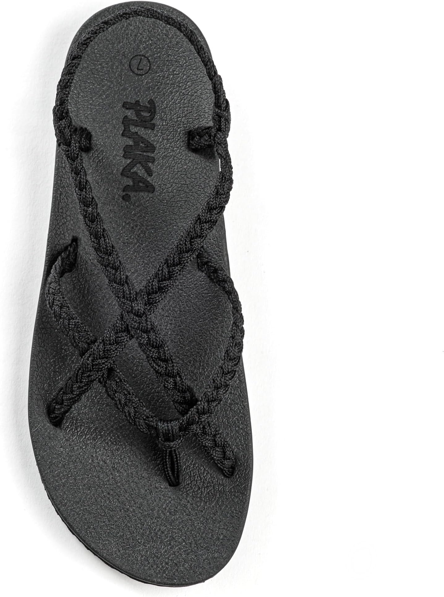 Plaka Lagoon Arch Support Sandals for Women - Comfort Collection, Strappy Braided & Water-Resistant Design - Ideal for Walking, Beach & Summer Use - High-Quality Patented Sole