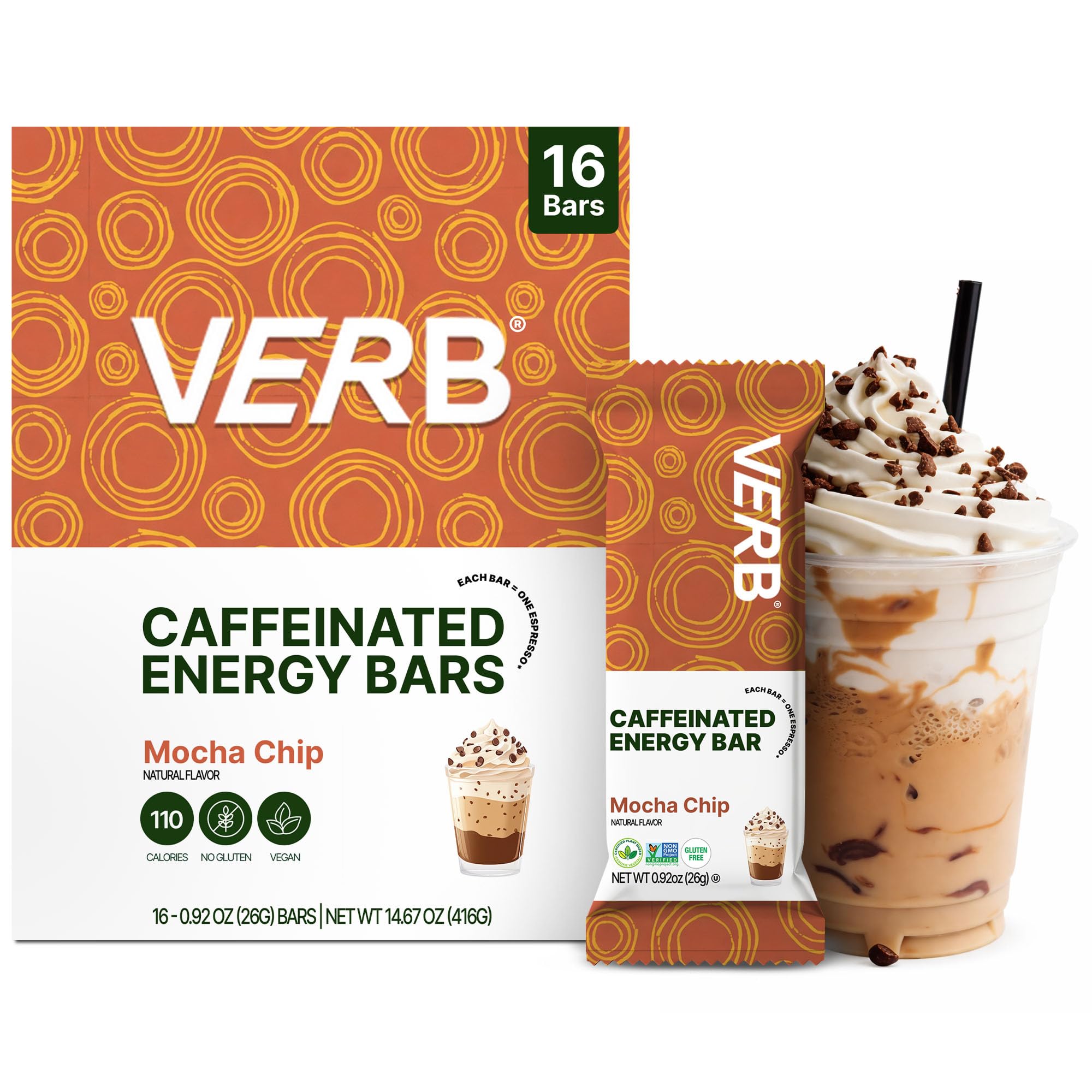 【正規品】ラブブ Macaron Haveaseat Energy エビフライ Amazon.com : Verb Caffeinated Energy Bars Mocha Chip (26g, Pack of