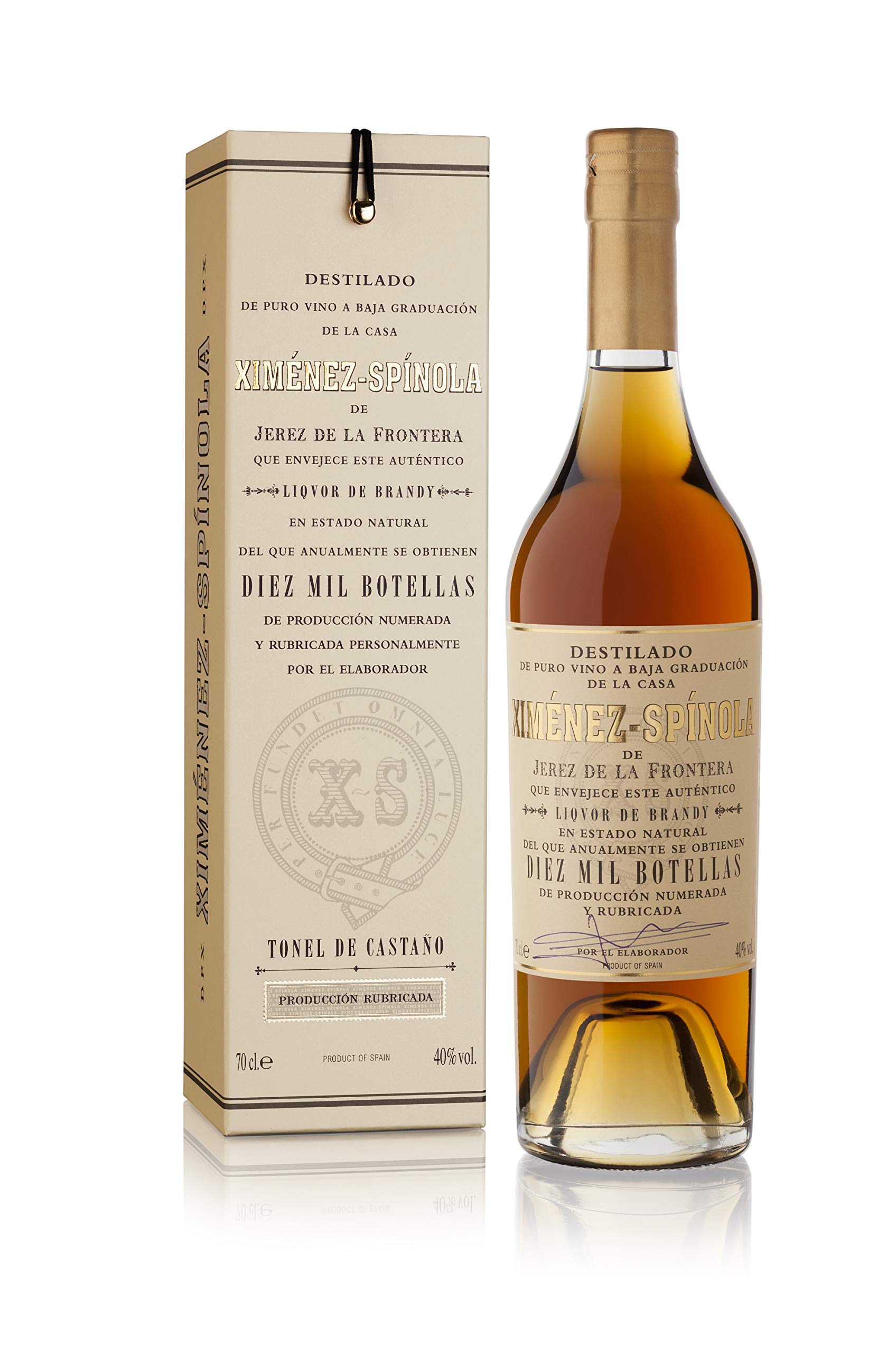 Ximénez-Spínola Brandy Diez mil Botellas - 700 ml