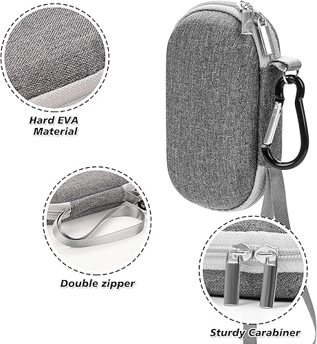 Miniatura 4 de MGZNMTY Estuche de viaje rígido portátil para AliveCor Kardia Mobile Monitor cardíaco Personal EKGKardiaMobile 6 dispositivos de monitoreo de