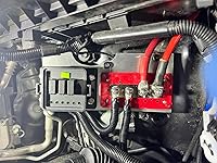 Vista 6 de Barra de bus 300A Bloque de distribución de energía Barra Común 4xM8 (5/16") 12V, Rojo