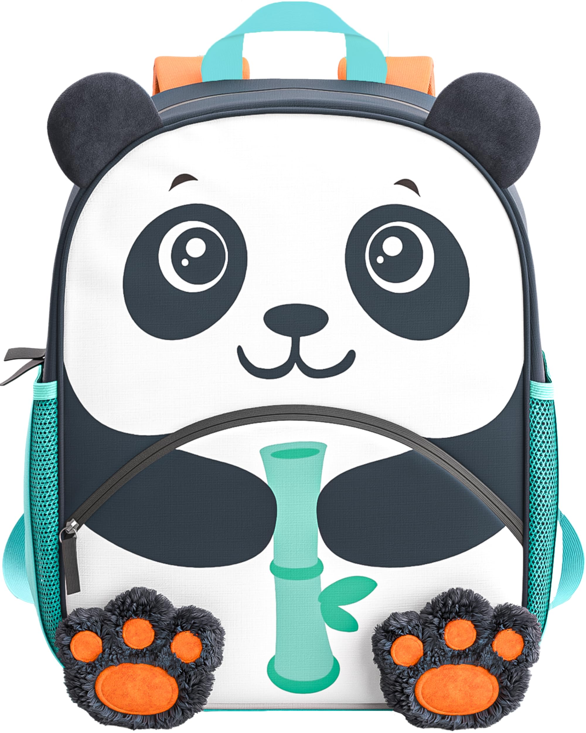 Move2Play, Panda Kids Backpack | Kid Size | Back to School | Elementary, Kindergarten Book Bag | Designed for Boys & Girls Ages 4+ Year Olds | Travel