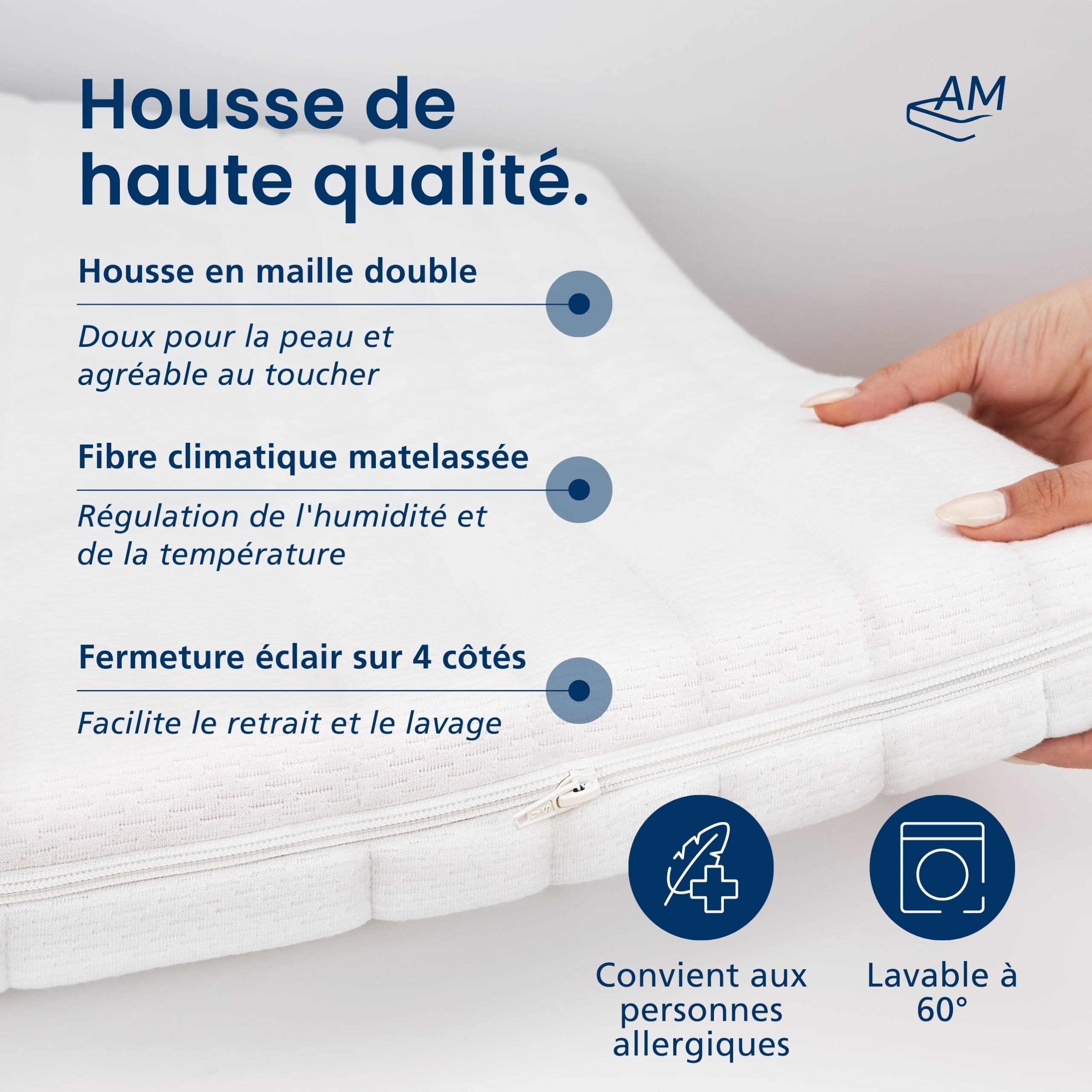 Topper 180x200 - Koelen / Mattress Cover / MA-MA