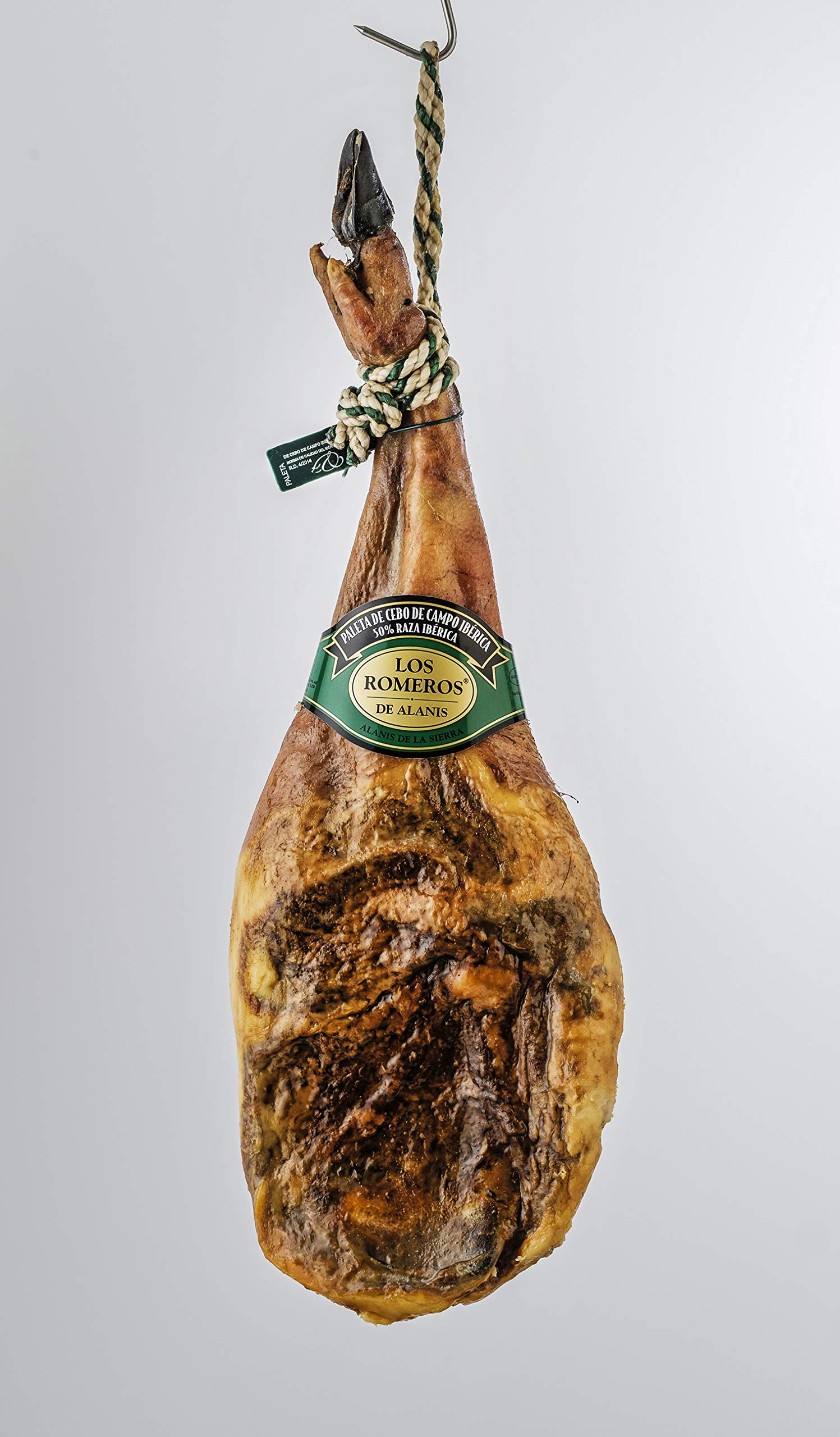 Cebo de Campo 50% Iberico Shoulder - Los Romeros de Alanís | Iberian Breed Ham Shoulder | 100% Guaranteed Quality
