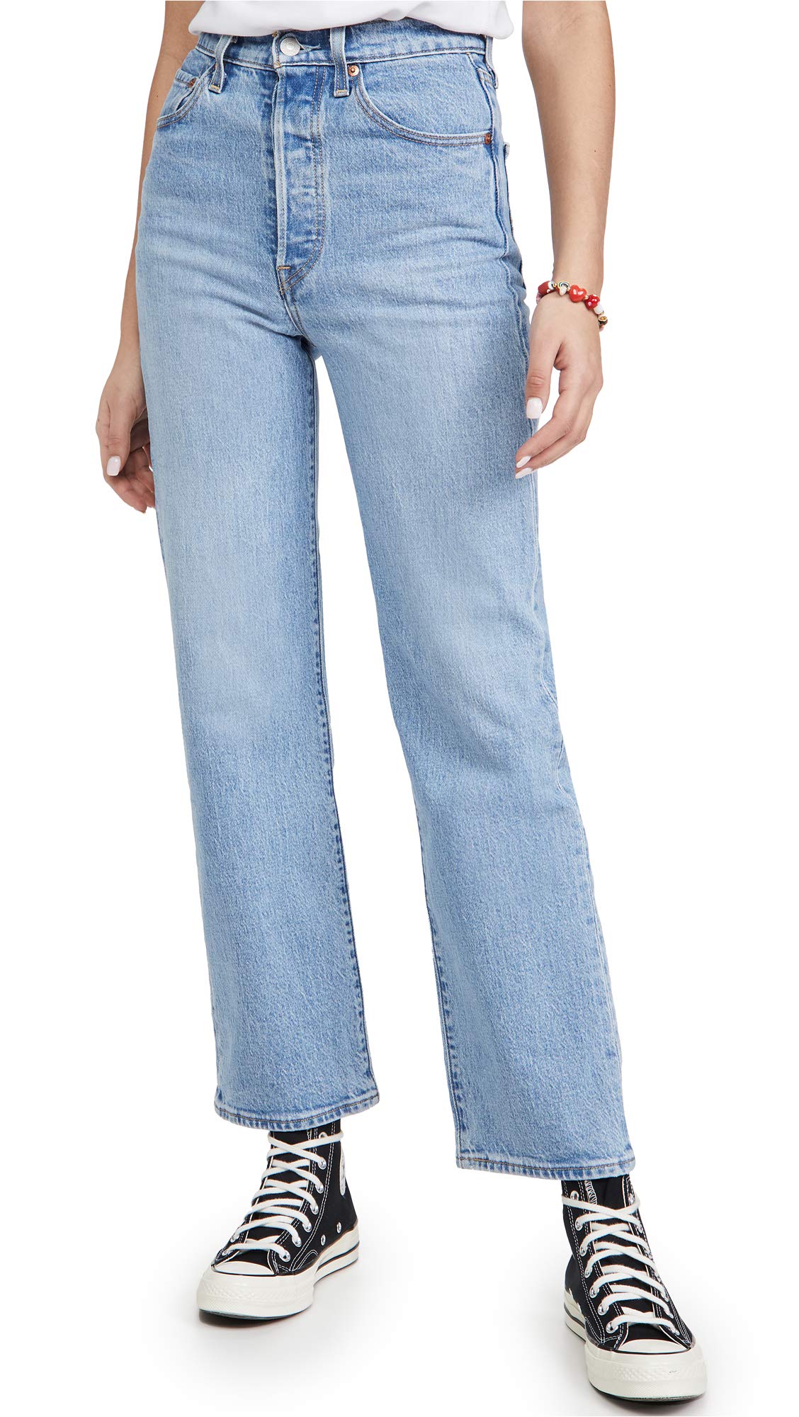 Levi's Women's Premium Ribcage Straight Ankle Jeans
