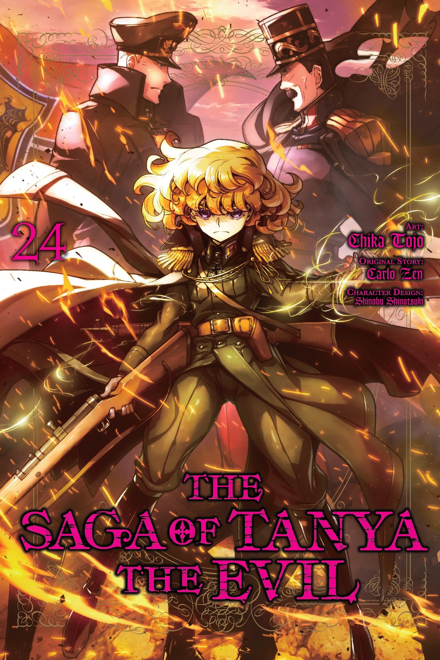 The Saga of Tanya the Evil Vol. 24 Manga by Carlo Zen PAPERBACK 9781975362812