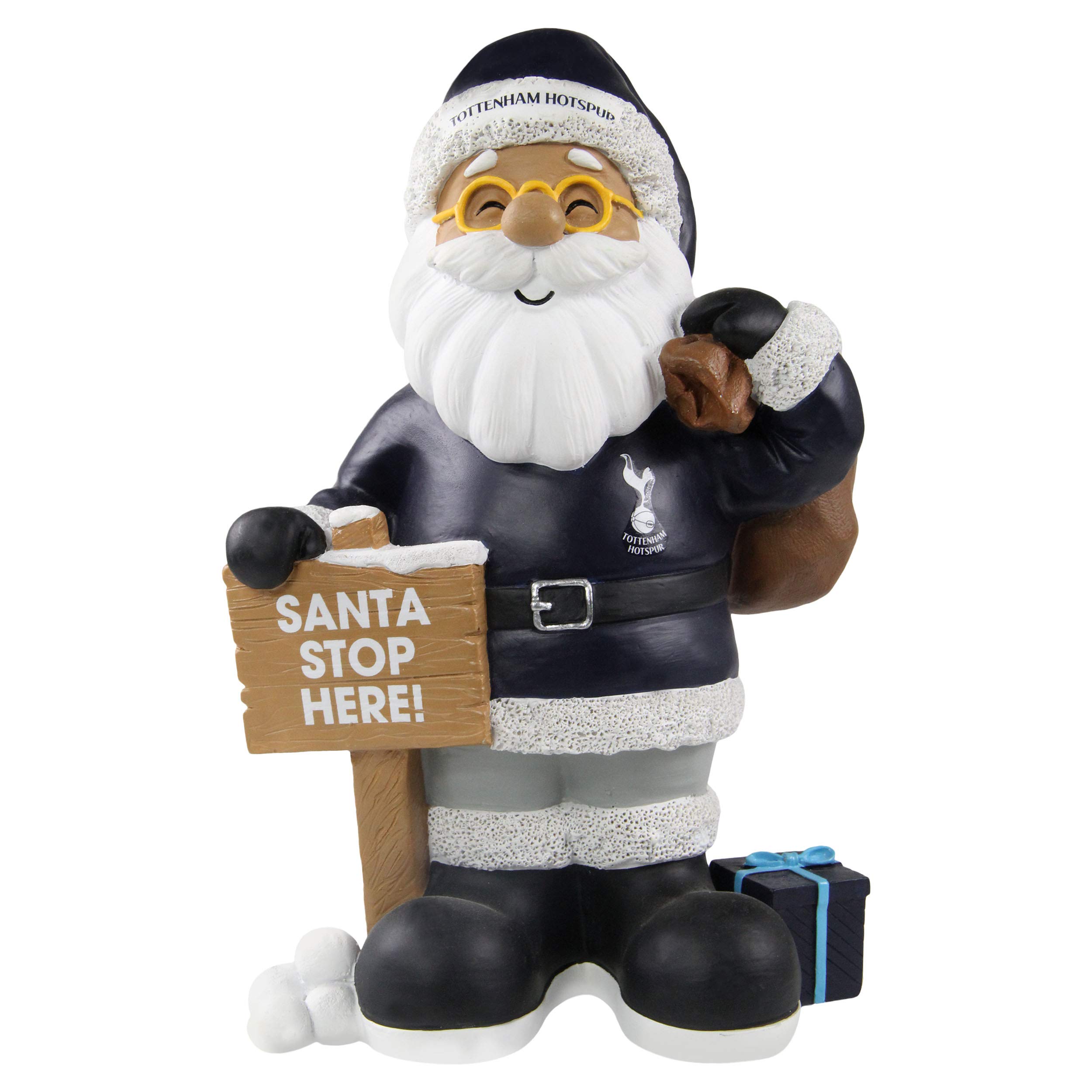 Forever Collectibles UK FOCO TOTTENHAM FC 10 INCH RESIN HIGH END SANTA WH