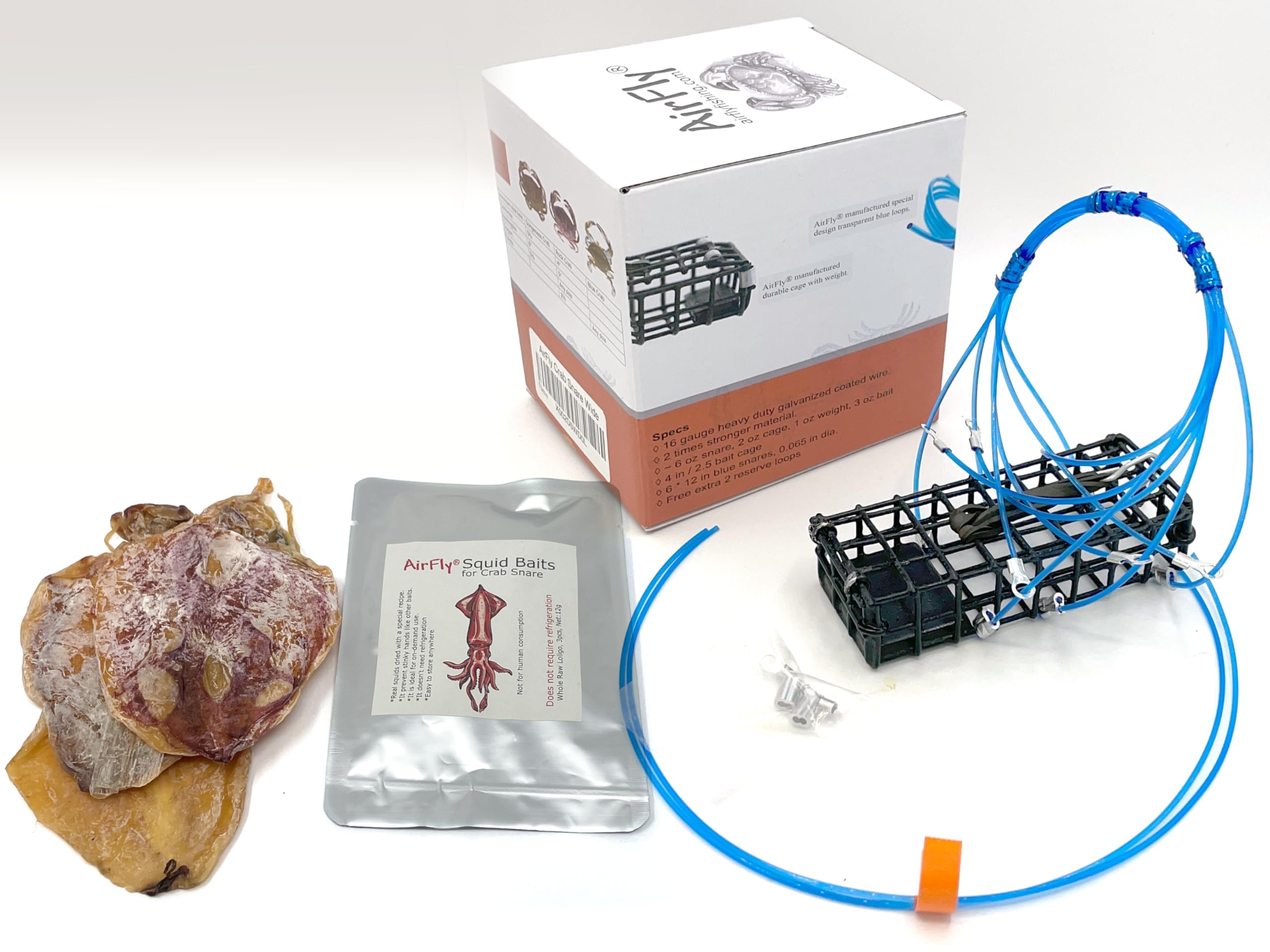 AirFly 6-Loop Crab Trap for Fishing Poles: Perfect for Catching