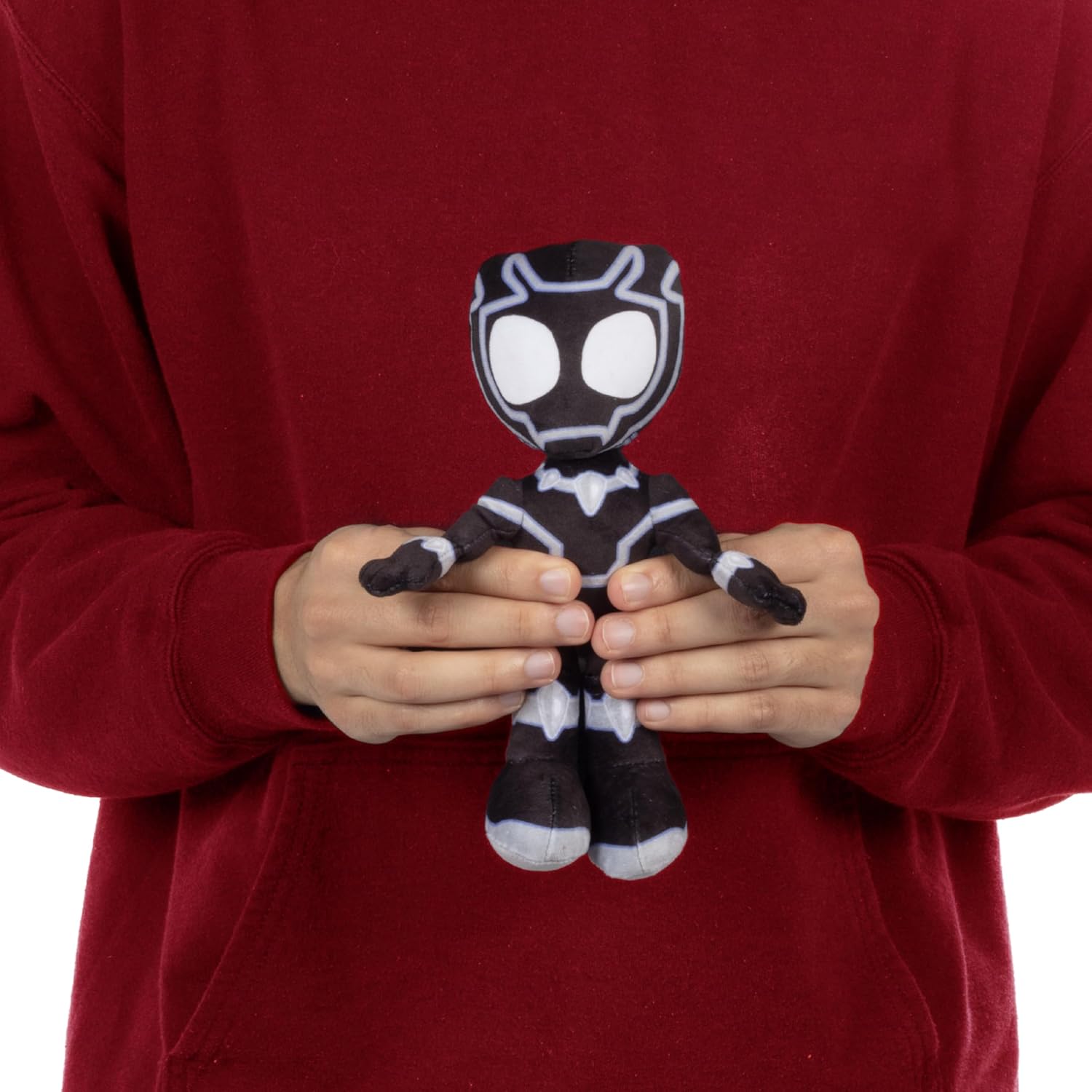 Marvel Spidey and His Amazing Friends 8" Black Panther Plush - Spider-Man Stuffed Animal Toy Figure - Officially Licensed - Spider-Verse Gift for Kids, Boys, Girls - 8 Inch - Image 5