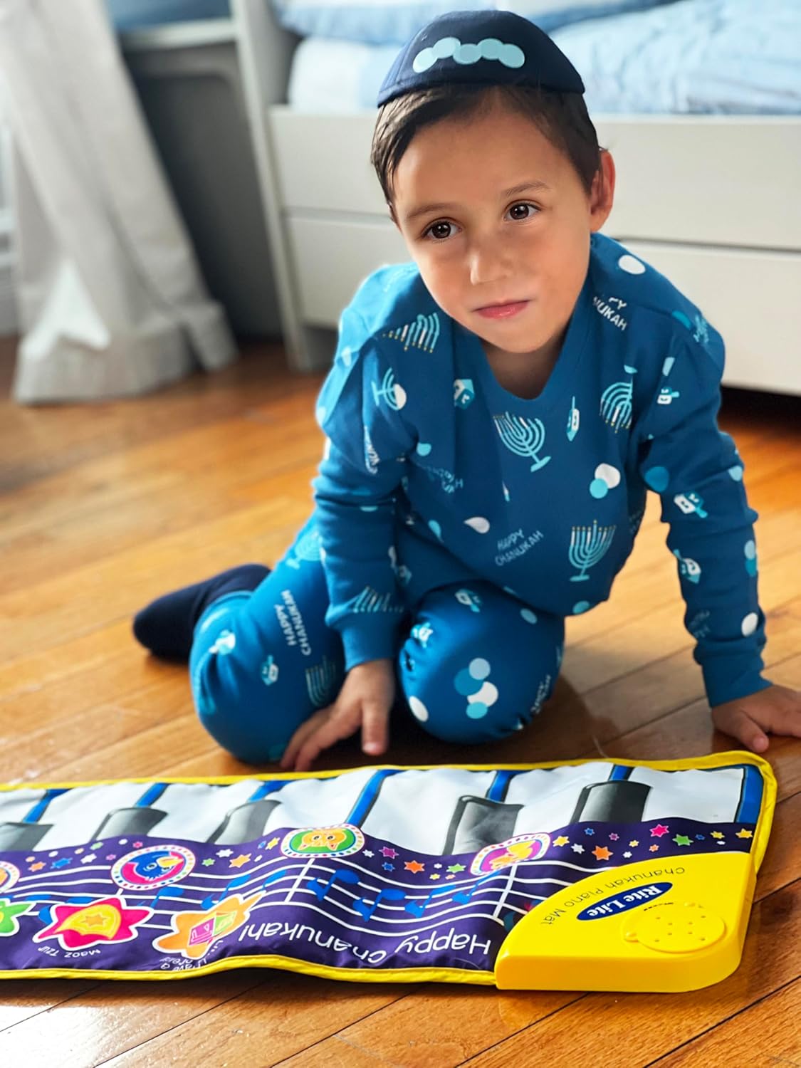 Rite Lite Hanukkah Pajamas With Menorah - Image 3