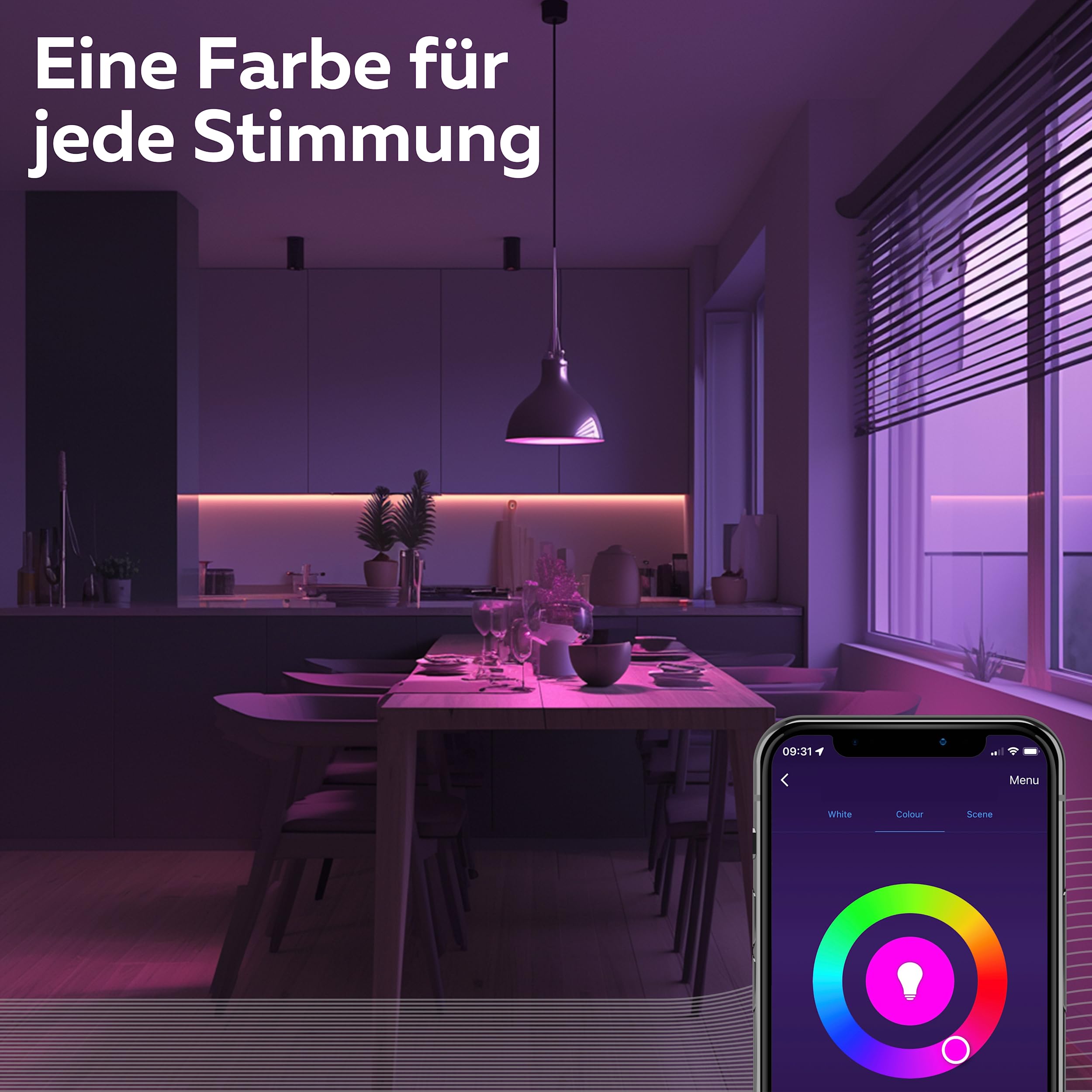 CALEX Lot de 10 Smart Ampoules LED GU10 RGB CCT WiFi 345lm 4,9W Alexa/Google/Siri 16M couleurs 2200-4000K dimmable sans pont