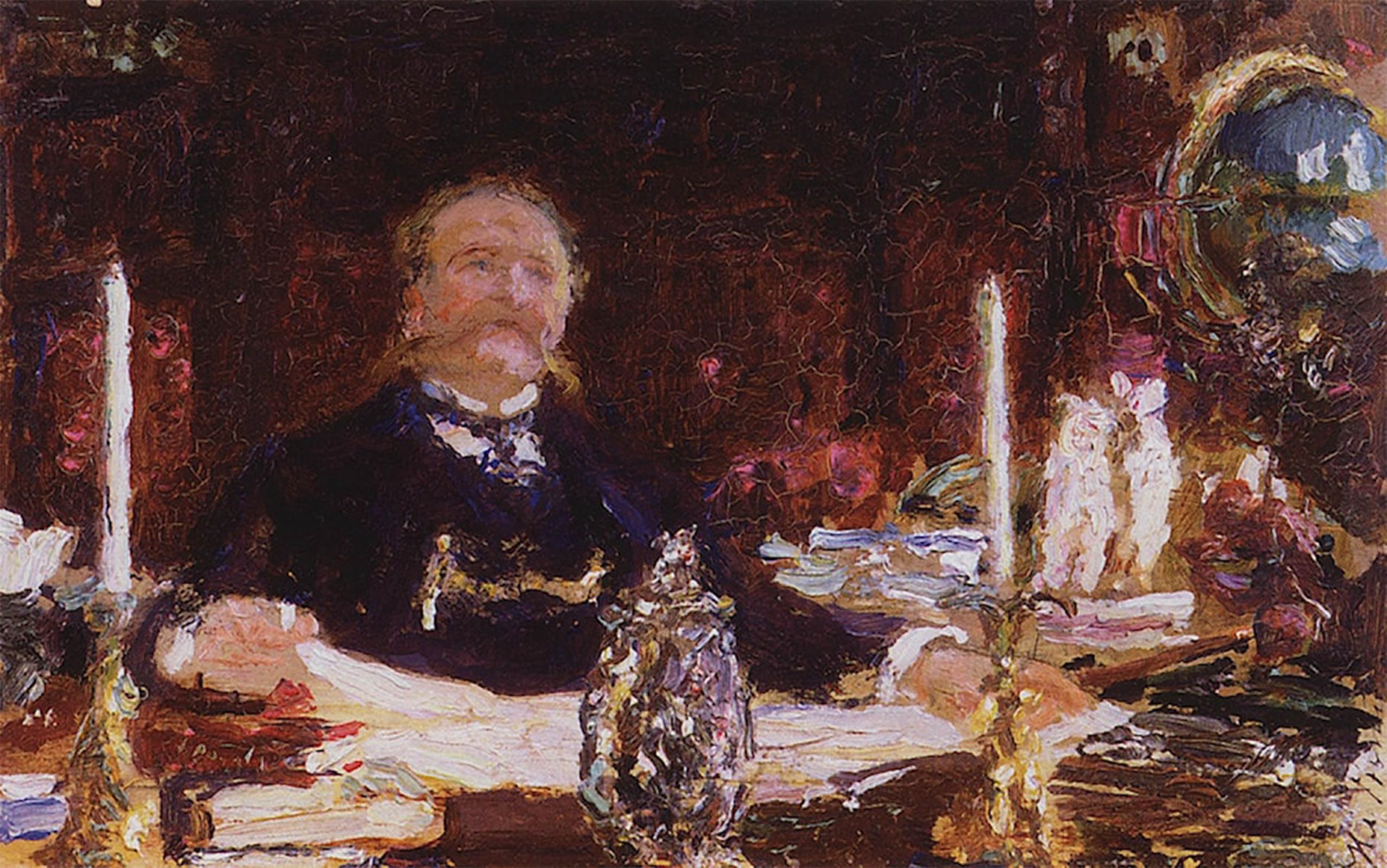 ARTXLXXBN Famous Print Painting Colorful Art Print Study for portrait of Wilhelm Von Bitner by Il Ya Repin Canvas Art Decorations for Home Decor 60x90cm