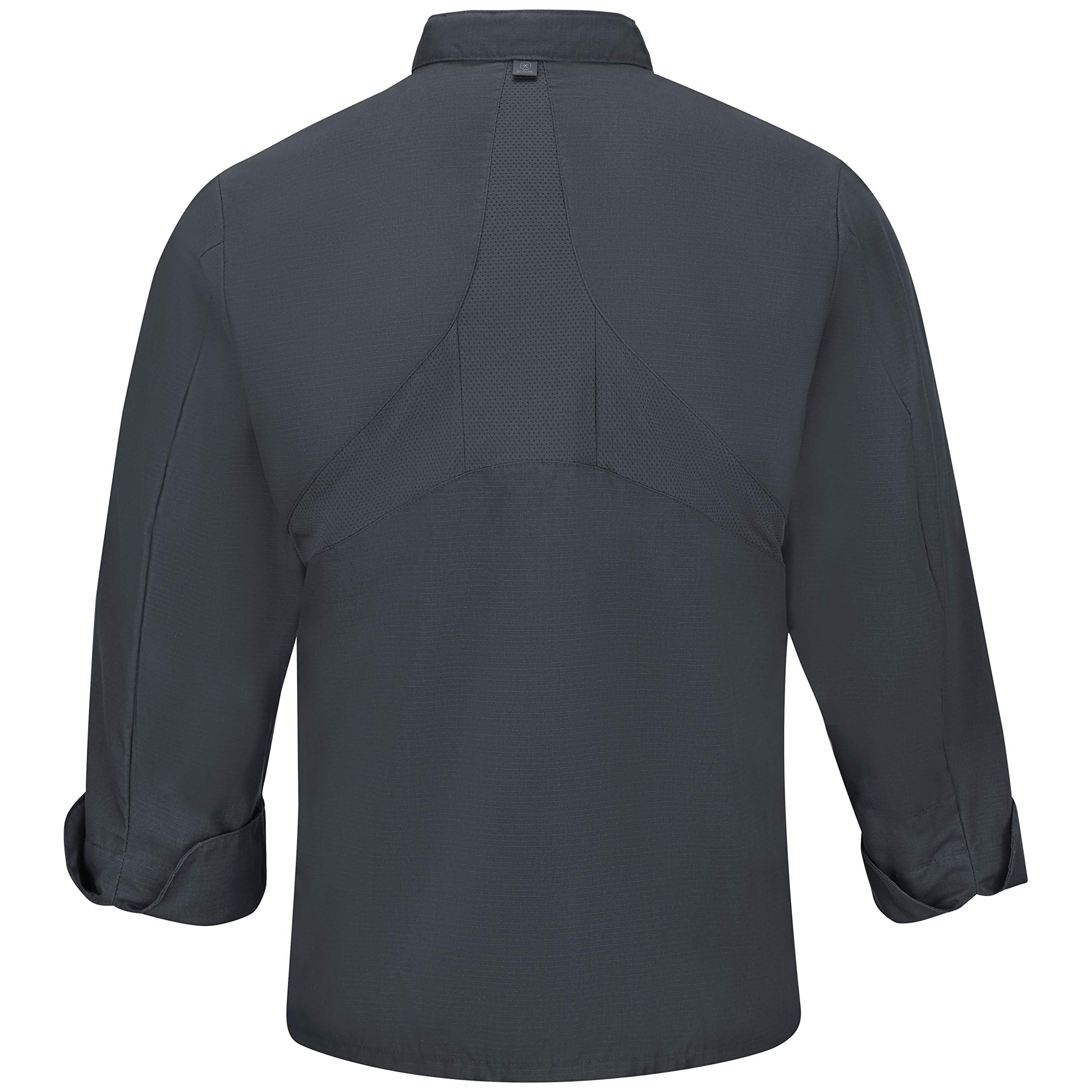 Red Kap Herren Long Sleeve Ten Button Chef Coat with and Kochmantel mit Mimix und Oilblok