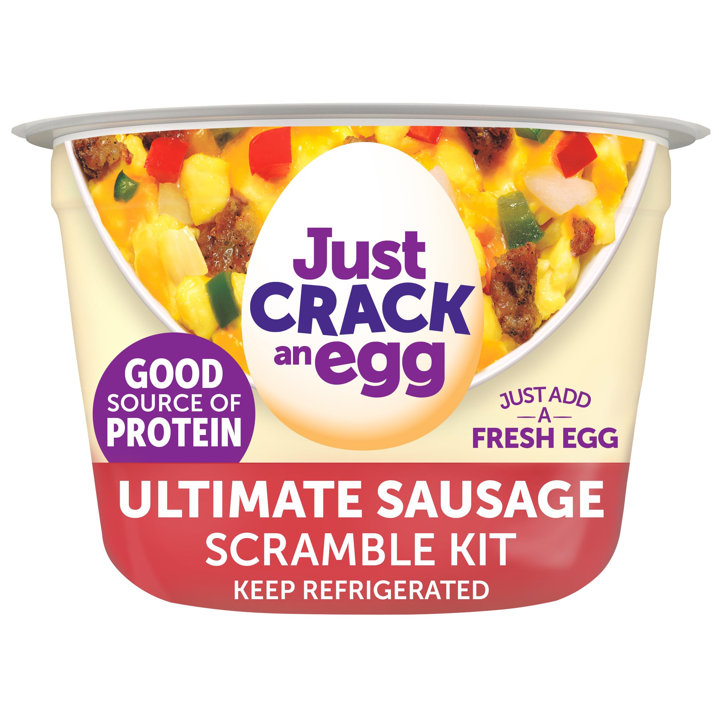 Amazon.com: Just Crack an Egg Scramble Kit, Ultimate Sausage, 3 oz