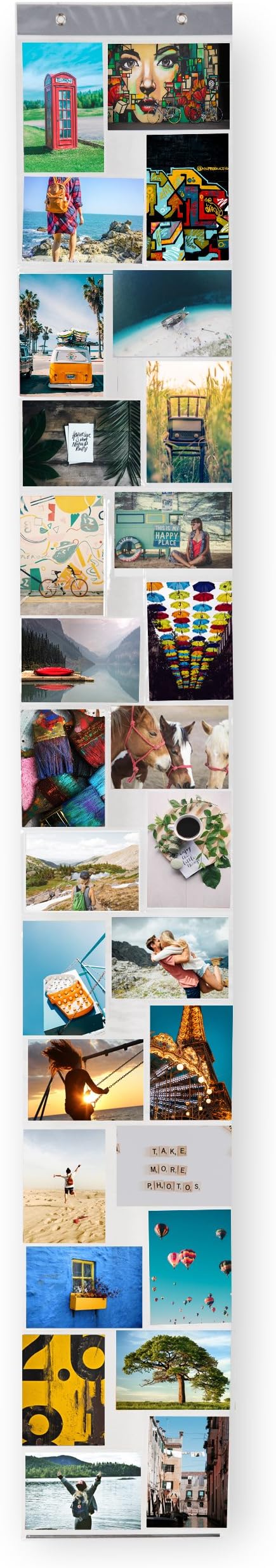 Lumaland wall collage slots for images and photos, available in various sises, 28 Taschen