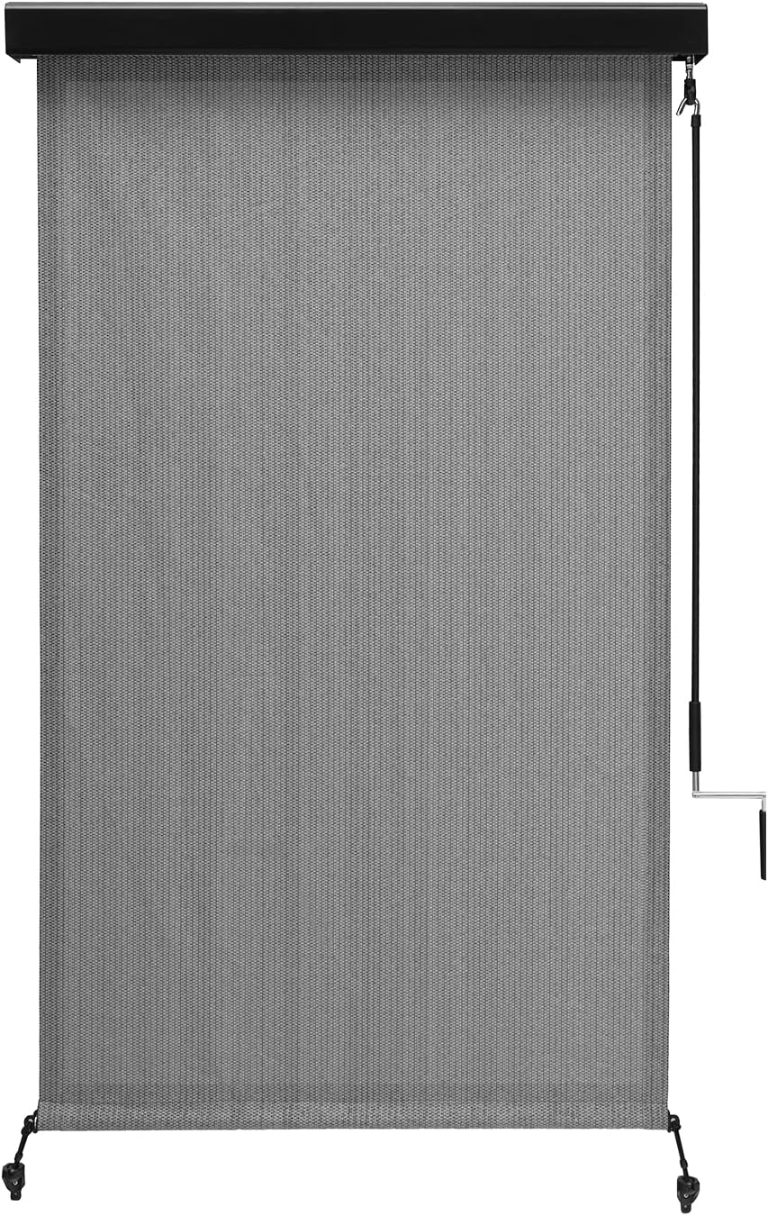 VICLLAX Outdoor Premium Roller Shade Privacy Screen, Patio