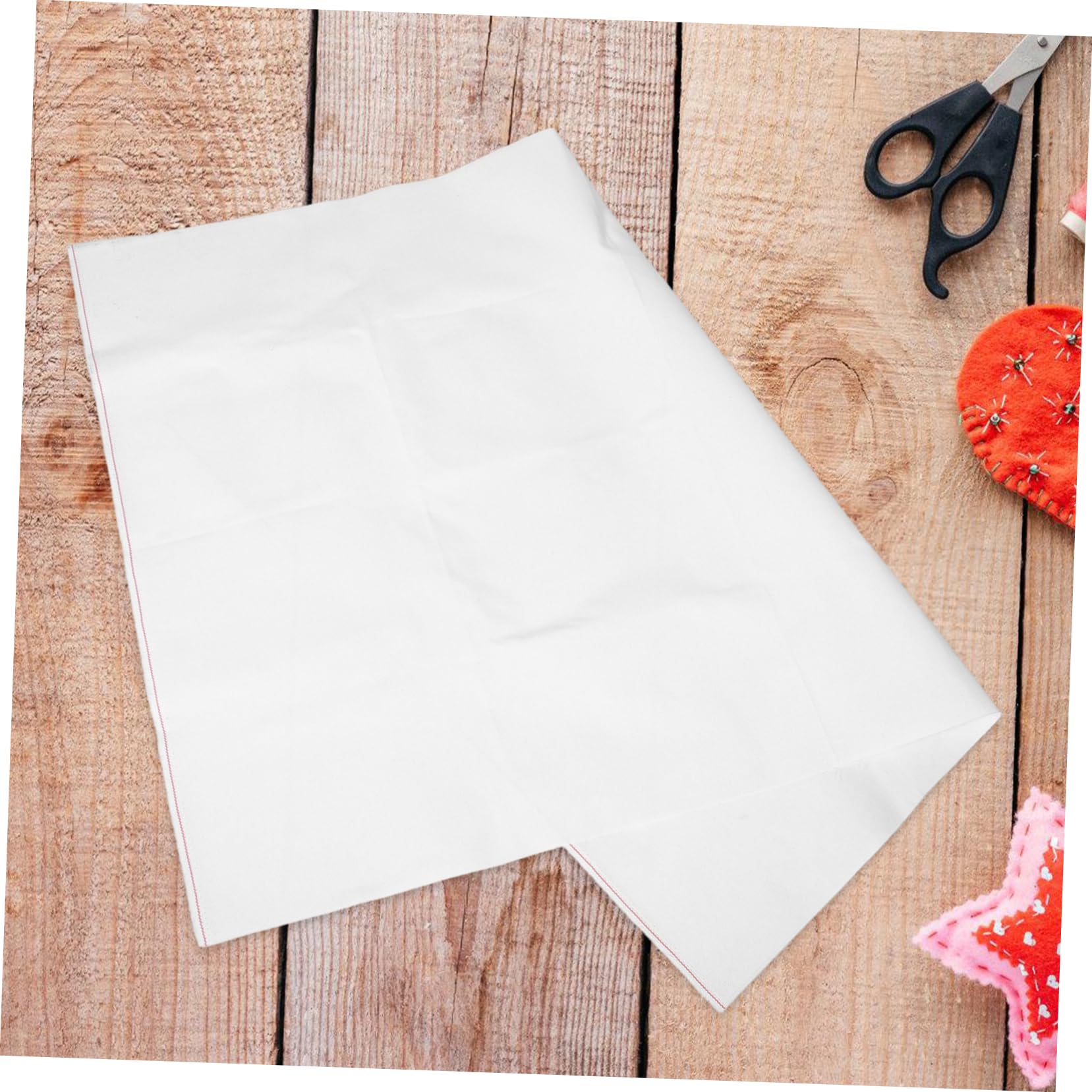 Bianco Tessuto Poliestere Cotone, per Punto Croce, 14ct a Griglia Media, 100x150cm, per Ricamo Fai da Te e Lavori Artigianali