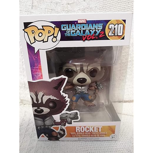 Sale Funko Pop Vinyl Marvel Guardians Of The Galaxy Vol. 2 Rocket Raccoon Exclusive Bobblehead Figure 210