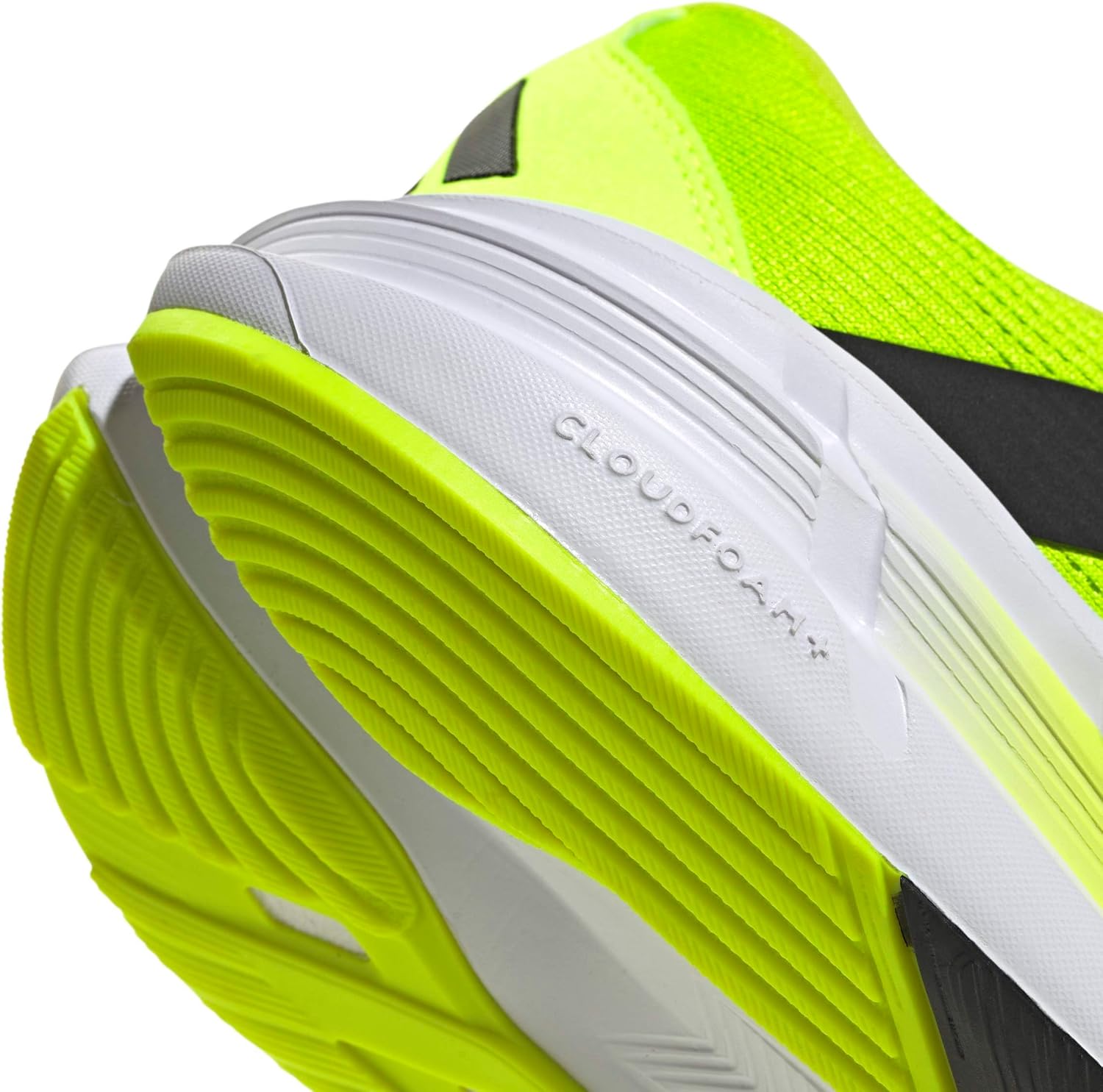 adidas Men's Questar 3 Running, Solar Slime/Black/Lucid Lemon, 4.5