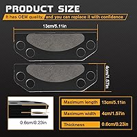 Vista 2 de LOCOPOW 2203147 Pastillas de Freno de Estacionamiento para Polaris Ranger 800 700 500 900 Crew XP 2x4 4x4 6x6 ATV 2005 2006 2007 2008 2009 2010 2011