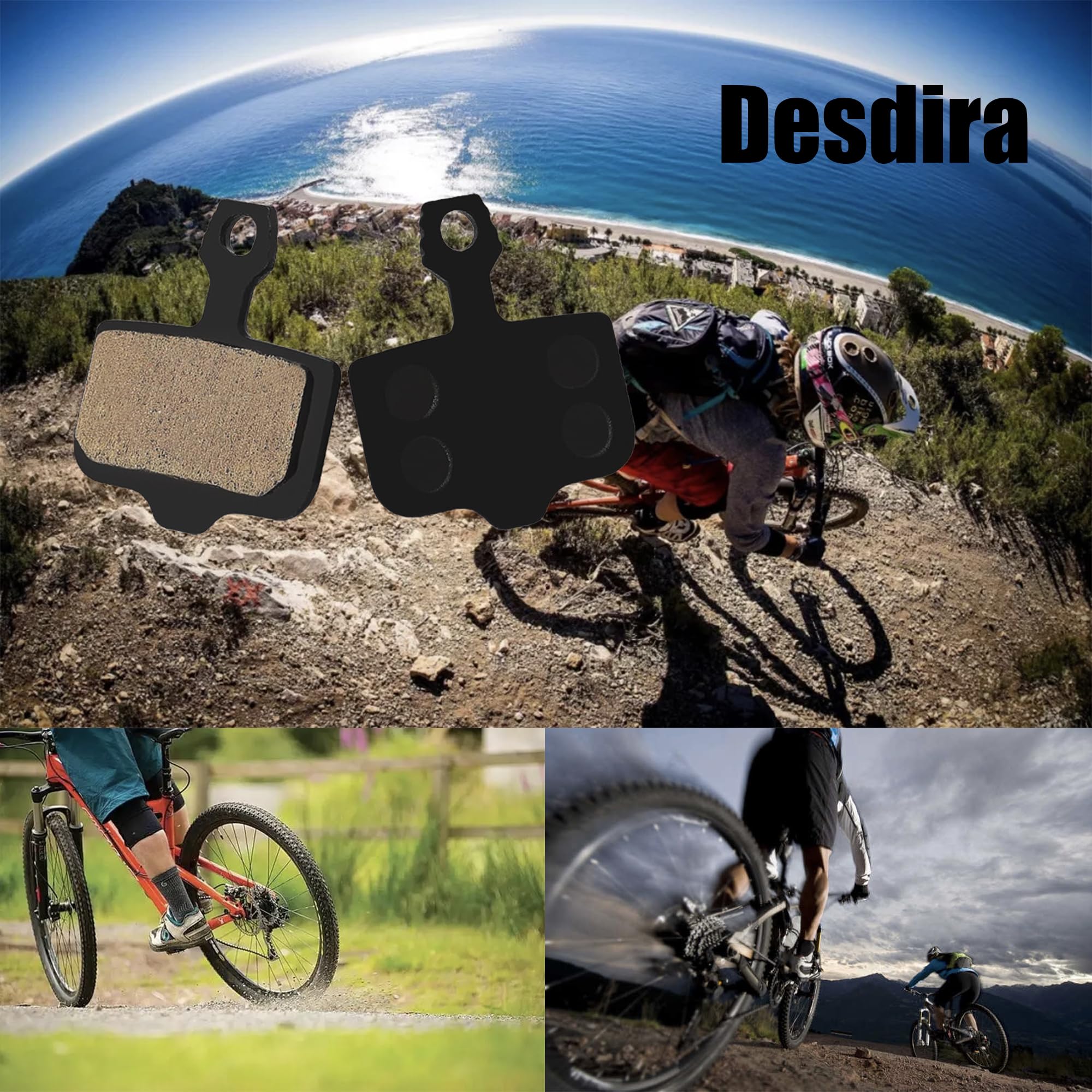 4 Paia Pastiglie Freno a Disco Bicicletta per Avid Elixir e1 e3 e5 e7 e9 Er Cr Mag Xo Xx x7 x9 Xxwc Db3 Db5 Mtb Compatibili Con Freni a Disco Idraulici Nutt