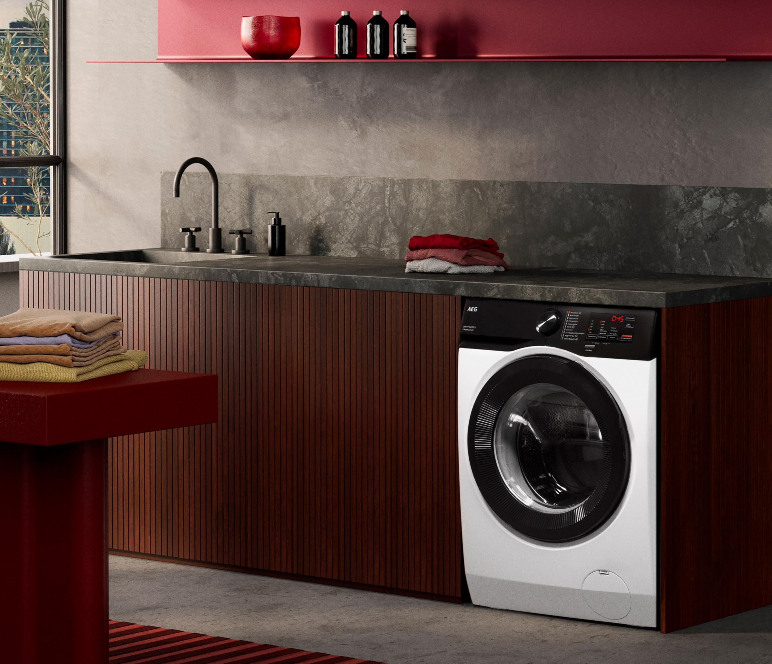AEG Waschmaschine 9 kg Serie 6000 KI WashAssist 1400 U/min LR6AMZ49FL
