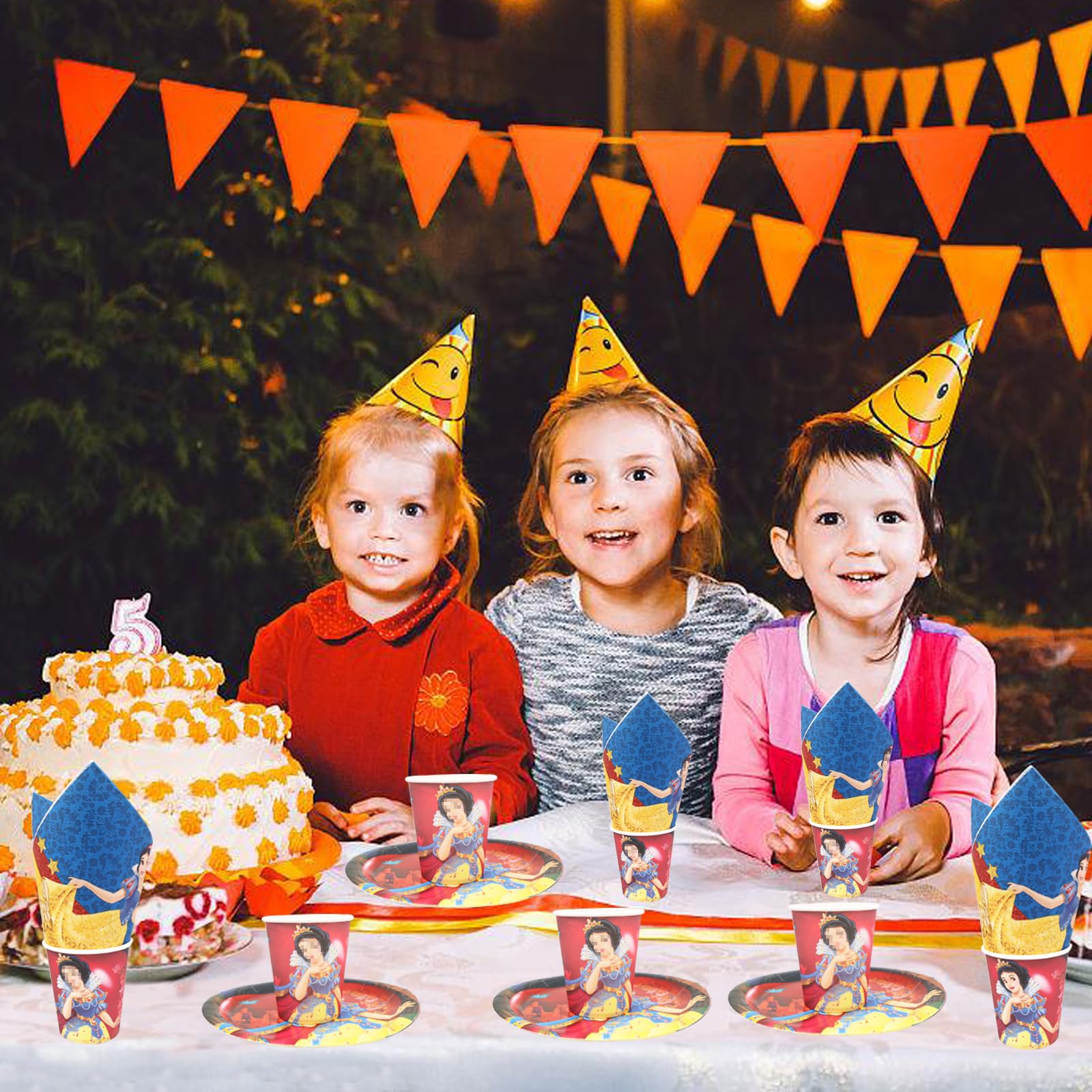 Fee Prinzessin Party-Set Für 10 Personen – Inkl. Geschirr, Deko, Luftballons & Tütchen