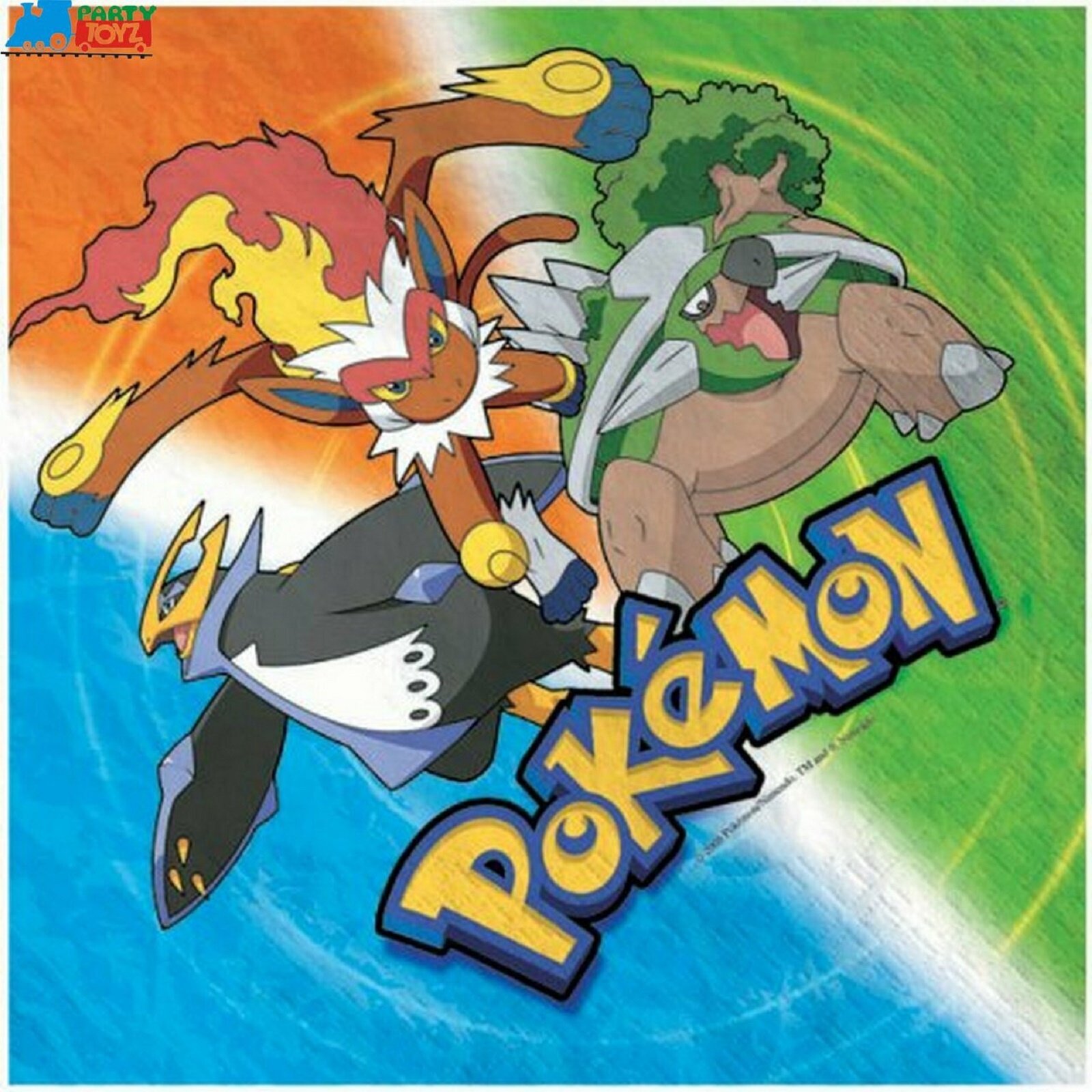 Pokemon Lunch Napkins, 16ct