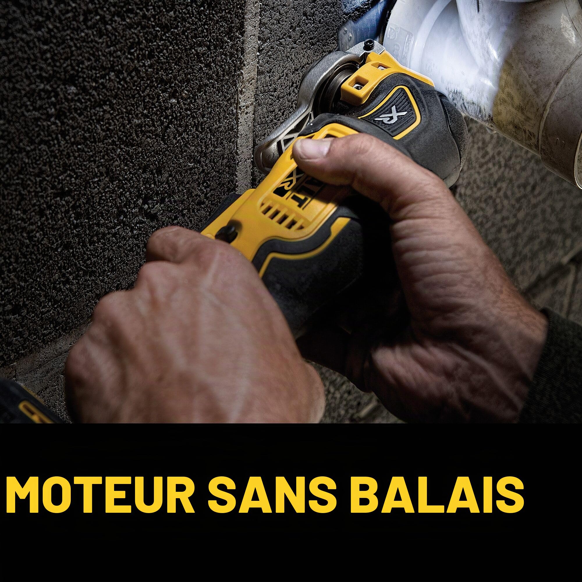 DEWALT – DCS356C1 – Kit d'outils oscillants 20 V MAX XR, 3 vitesses