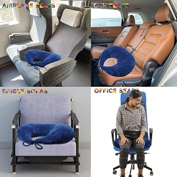 BBL Pillow After Surgery for Butt Sleeping, 2622 Brazilian Butt Lift Recovery Post Surgery Sitting Driving Donut Pillow, Adjustable Soft Donut Pillow for Foam Seat Support Hip Cushion