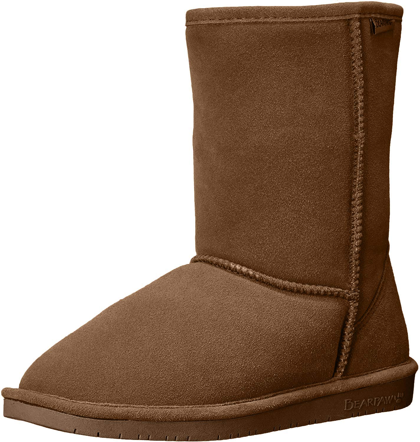 BEARPAWEmma Short Women's Classic Winter Slip On Boots, Lightweight Suede Boots, Multiple Colors