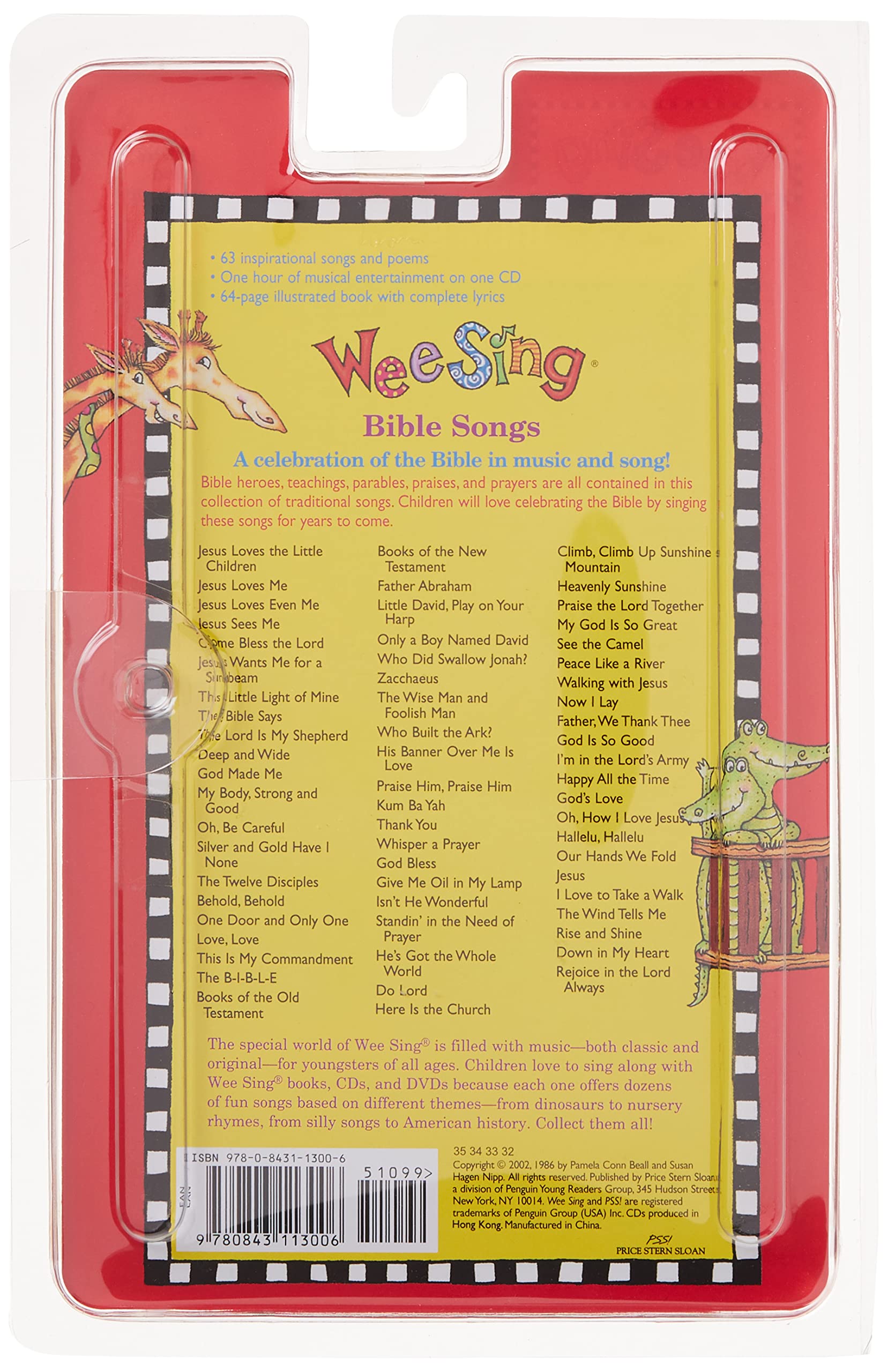 Wee Sing Bible Songs (Wee Sing) CD and Book Edition - Image 2