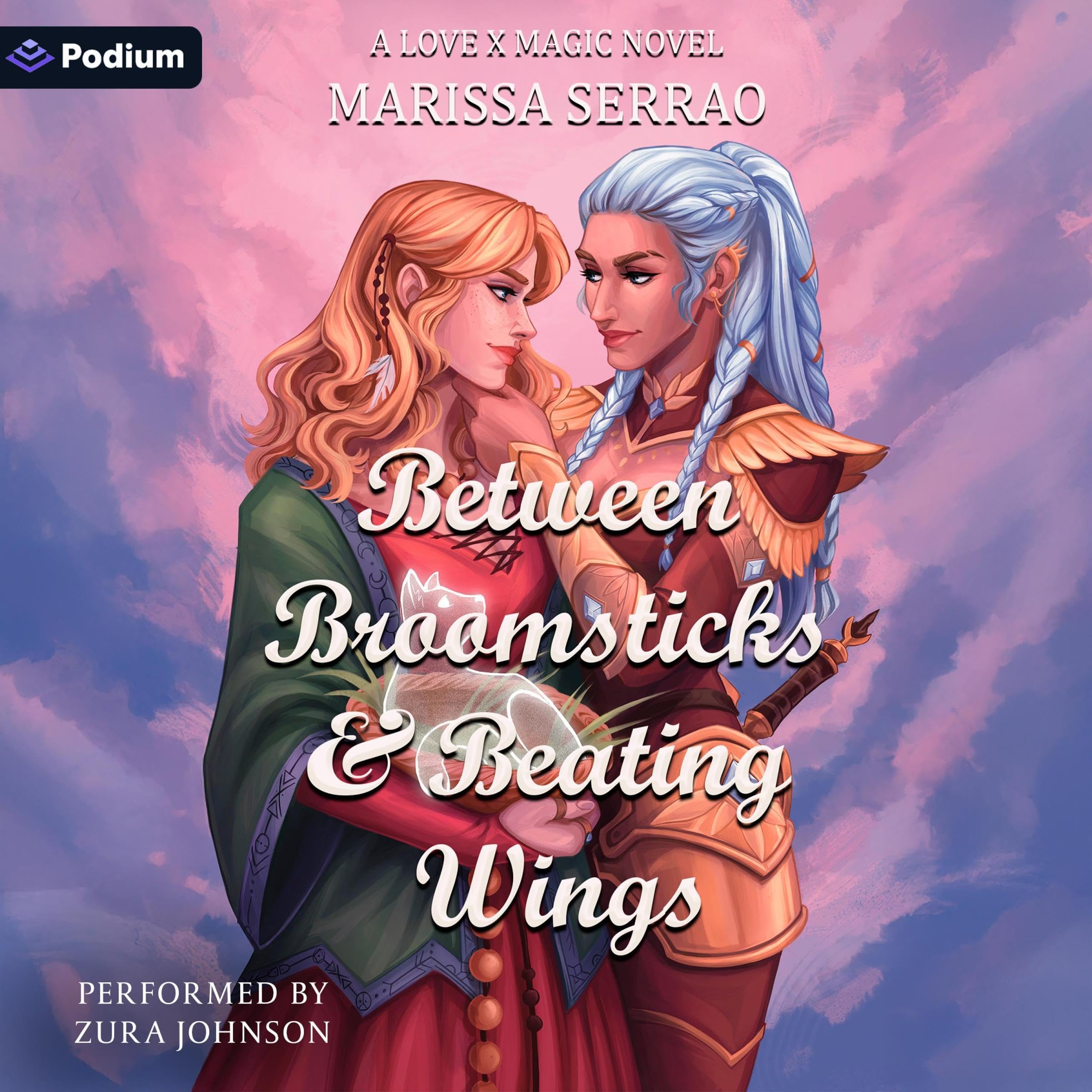 Cover art for Between Broomsticks and Beating Wings
