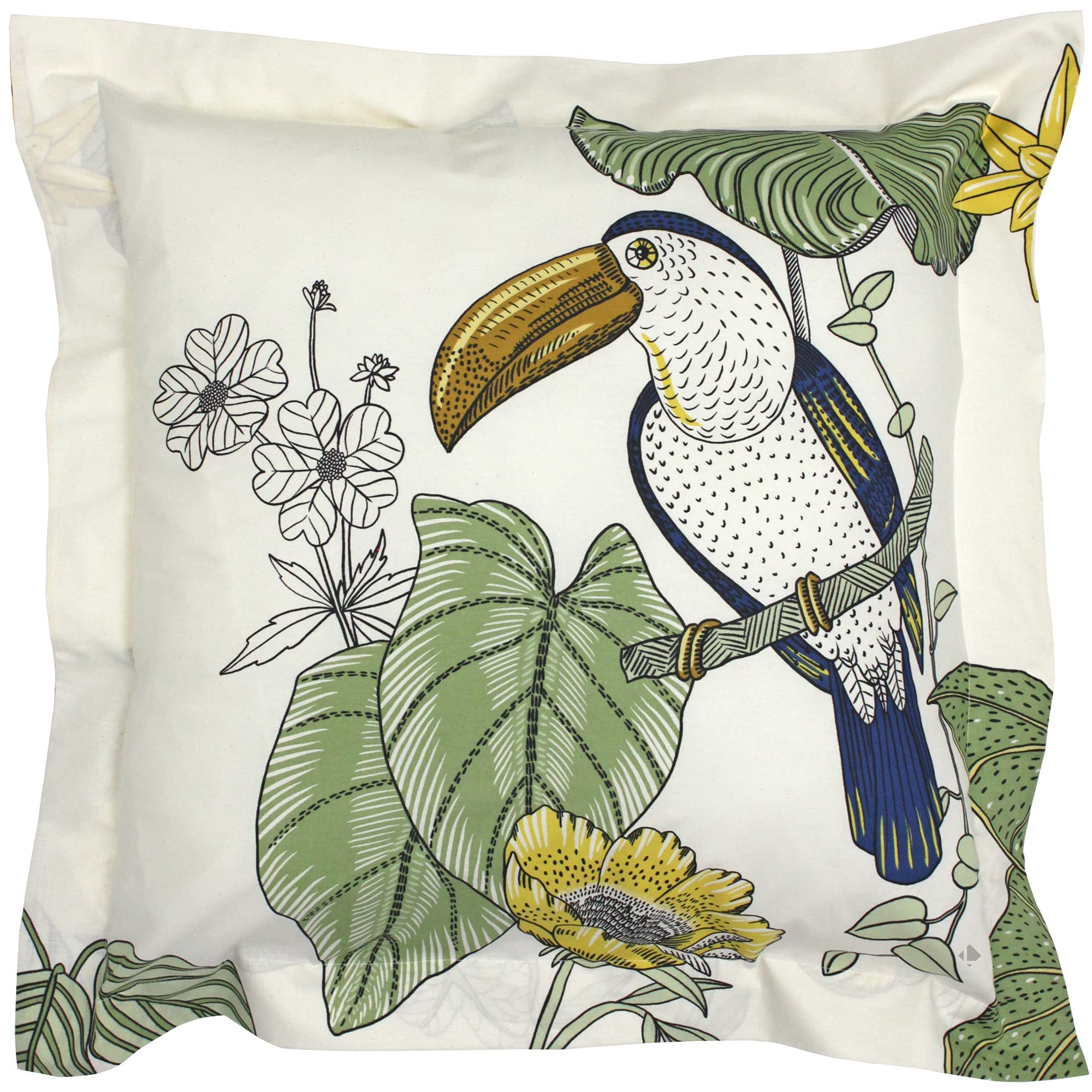 Komplet pościeli 260x240 cm 100% Cotton Toco Green 3 sztuki