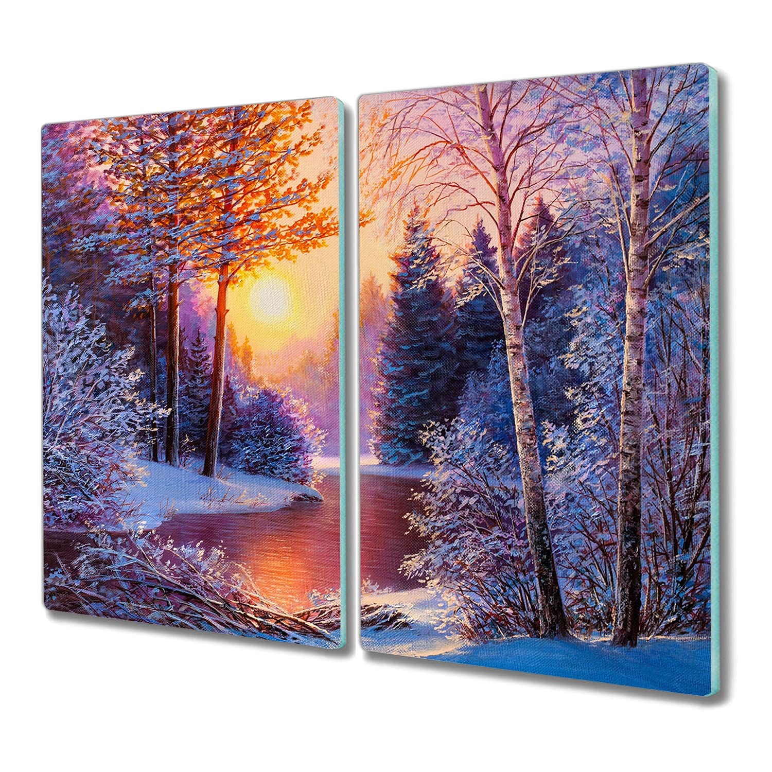 Coloray Planche à Découper 2x30x52cm Verre De Sécurité