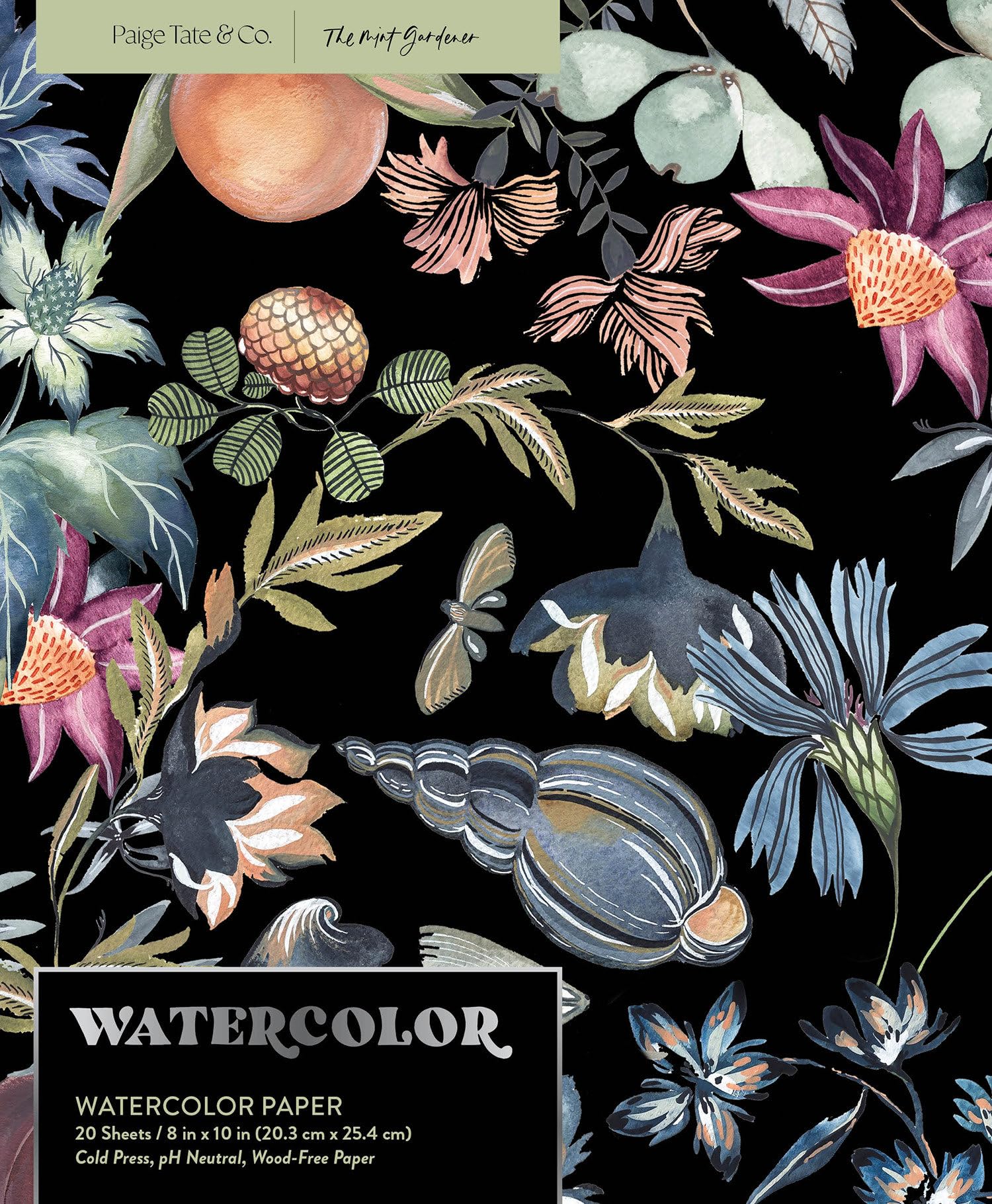 Watercolor Notepad: 20 Sheets / 40 Pages of Watercolor Paper, 8x10 In, 200 Gsm, (Bleed-Proof Framing Water Color Paper)