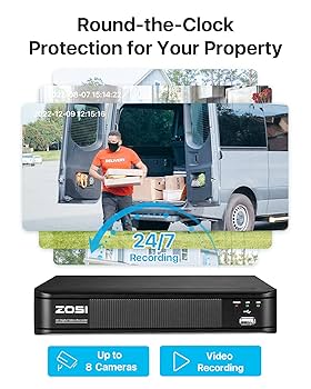 Amazon.com: ZOSI 1080P H.265+ Home Security Camera System