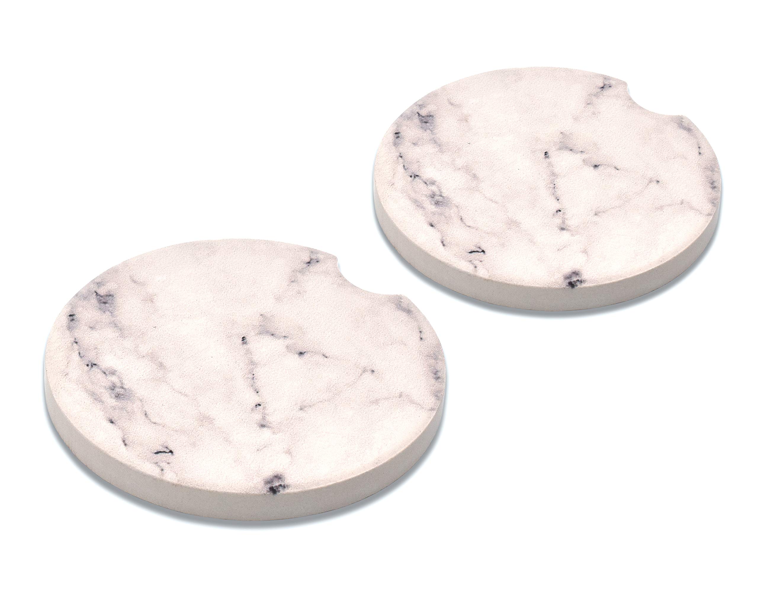 Dessous-de-verre céramique absorbant marbre : idée cadeau déco maison