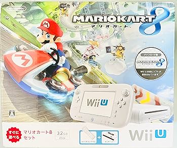 Wii U マリオカート8 セット シロ＋ソフト4点＋Wiiリモコンプラス等 Amazon.com: Wii U Mario Kart 8 set white : Video Games