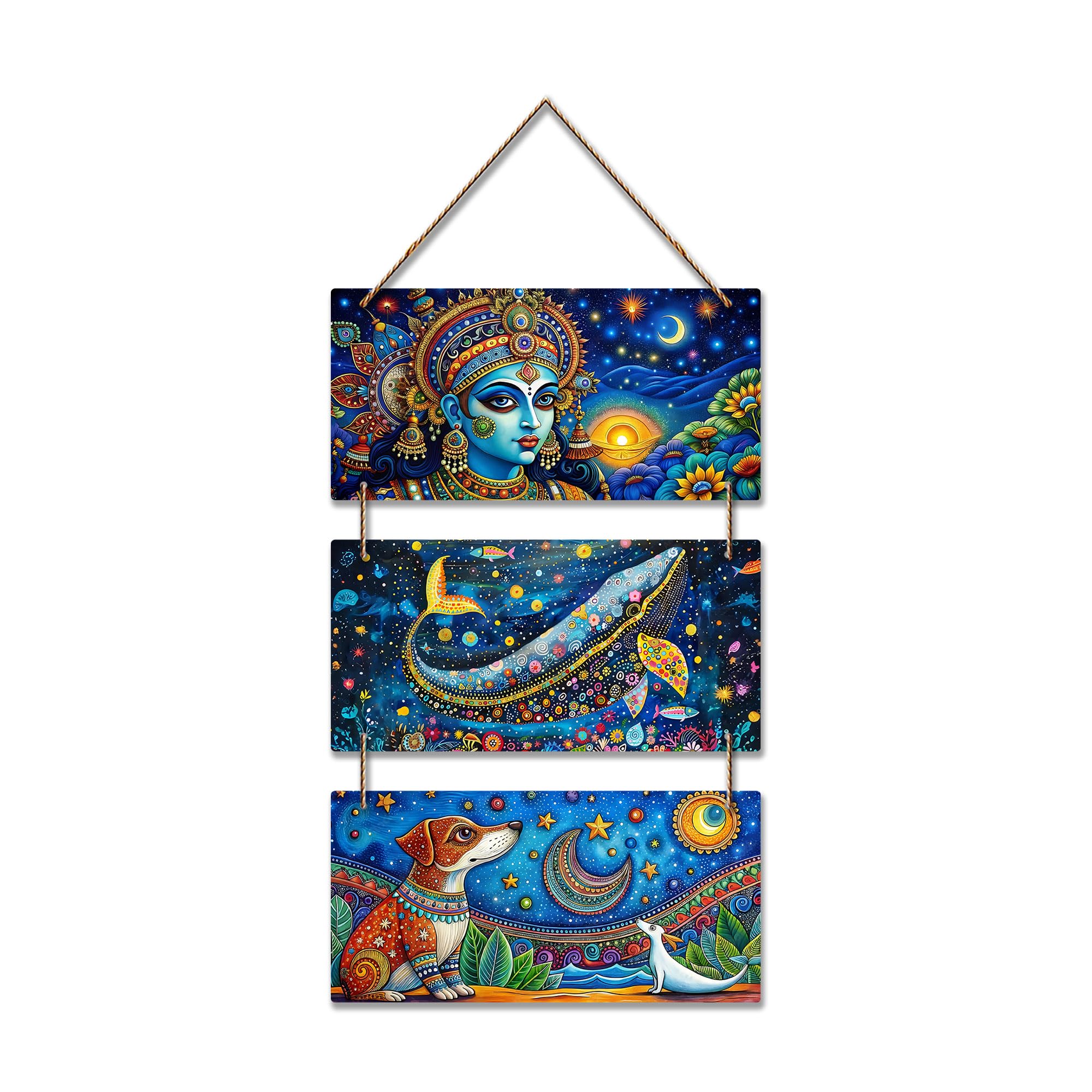 Madhubani Wall Art - Handcrafted Village Decor -5